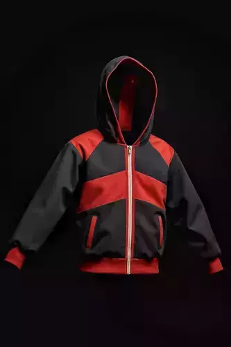 Night Blaze Hoodie  A Realistic 3D Model