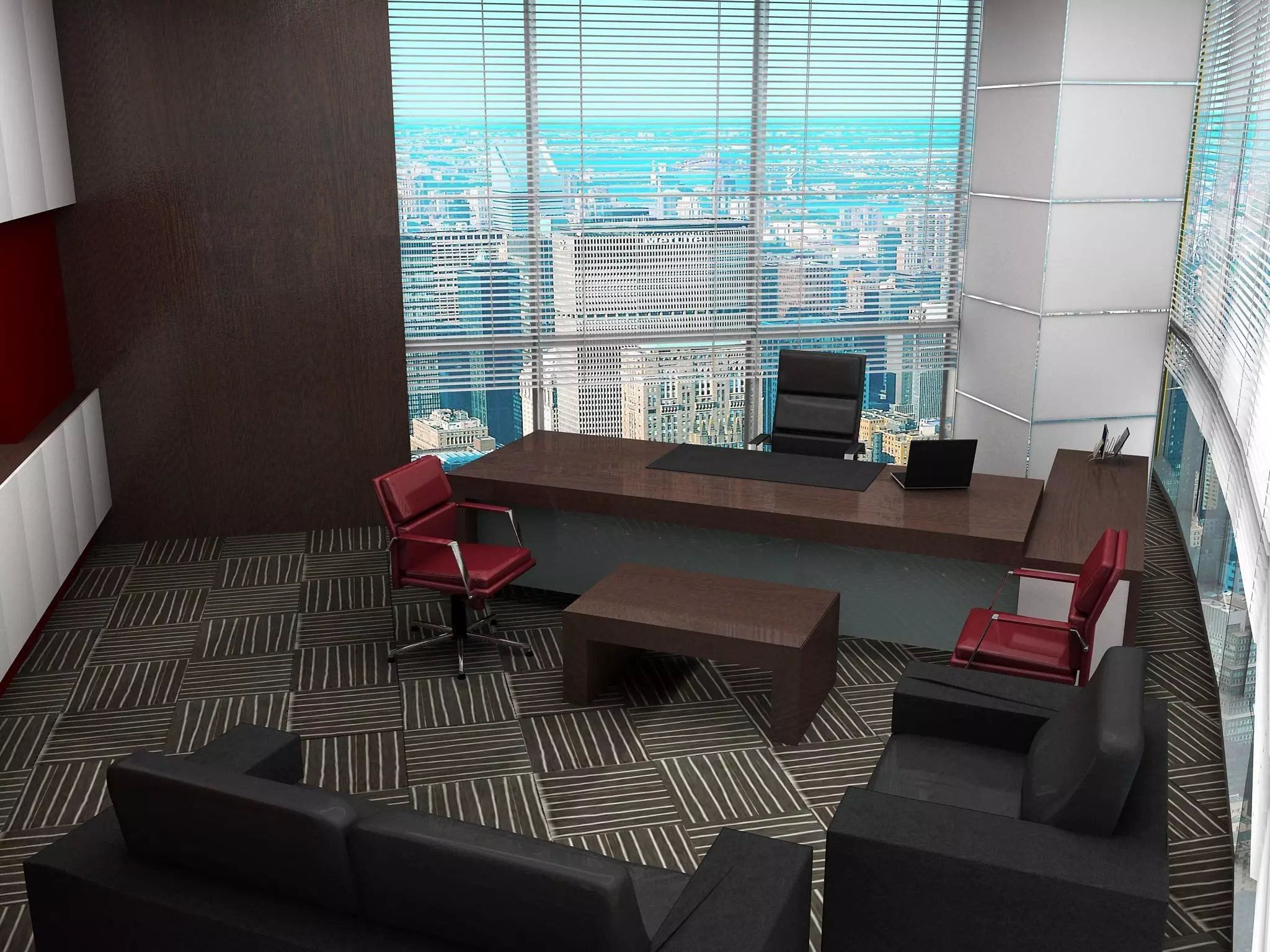 ExecutiveDesk 3D model