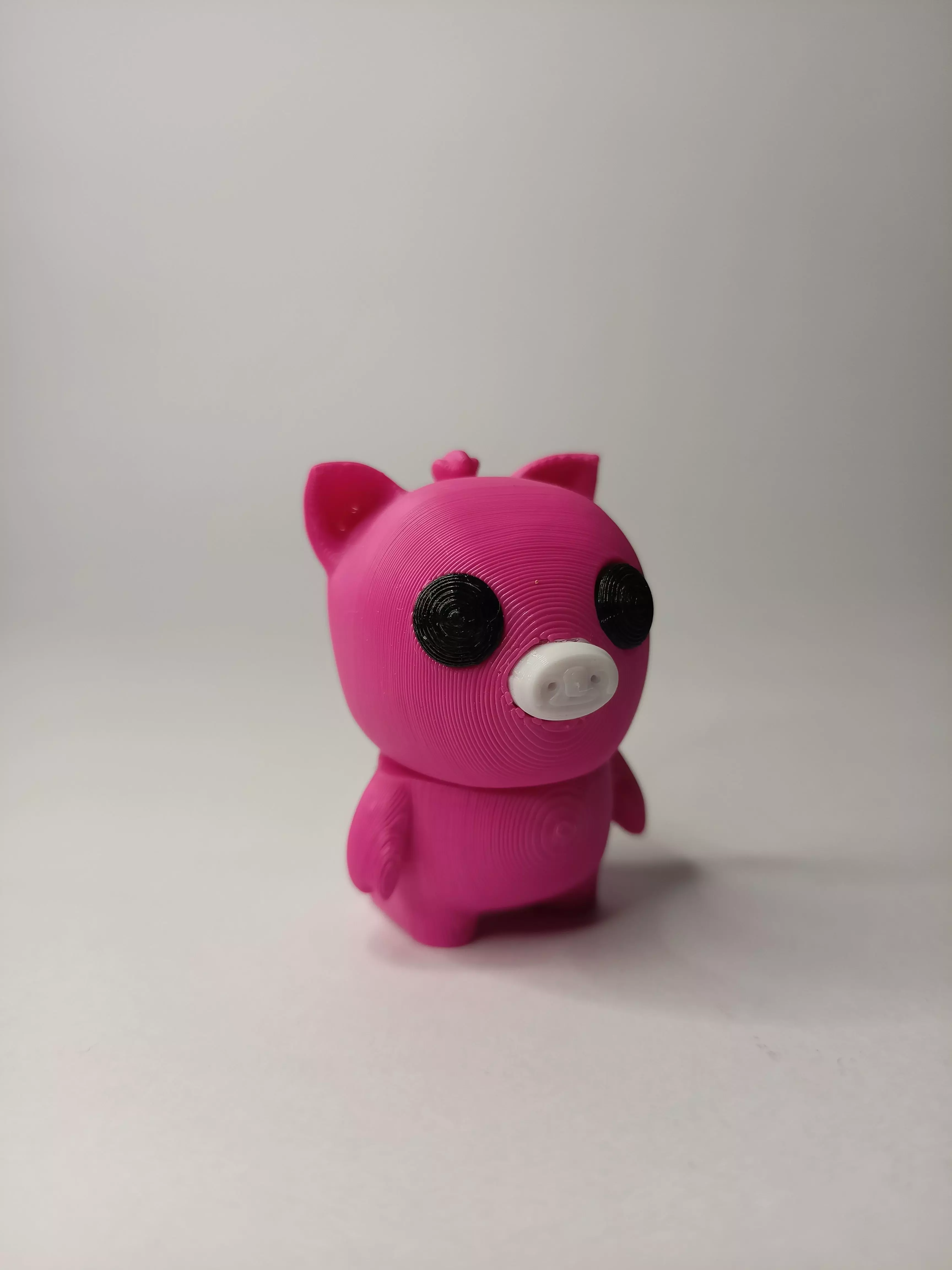 CUTE CHIBI PIGGY with KEYCHAIN VERSION 3D print model_3