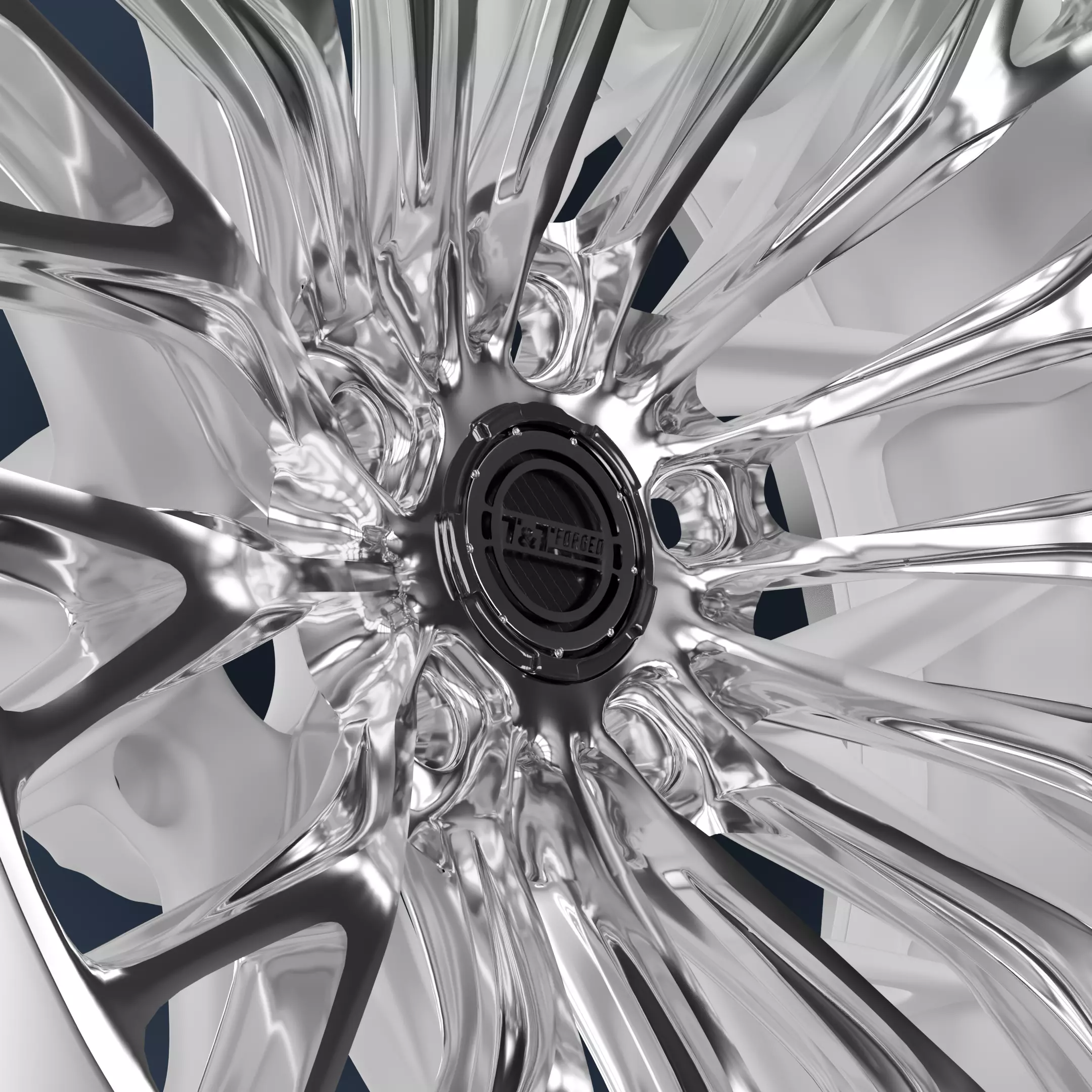 TnT forged 20-99 Custom wheel High-Poly 3D model_1