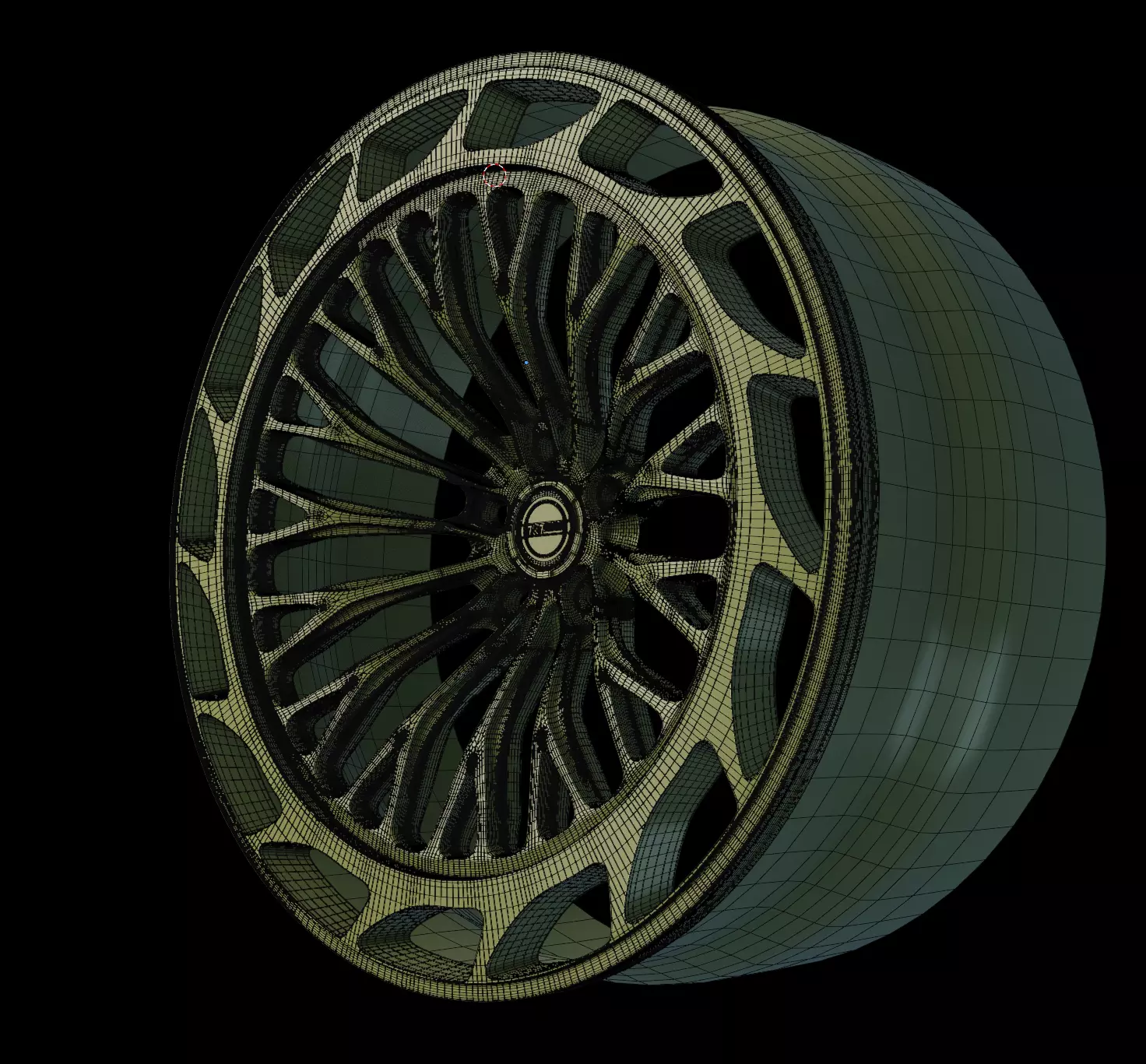 TnT forged 20-99 Custom wheel High-Poly 3D model_5