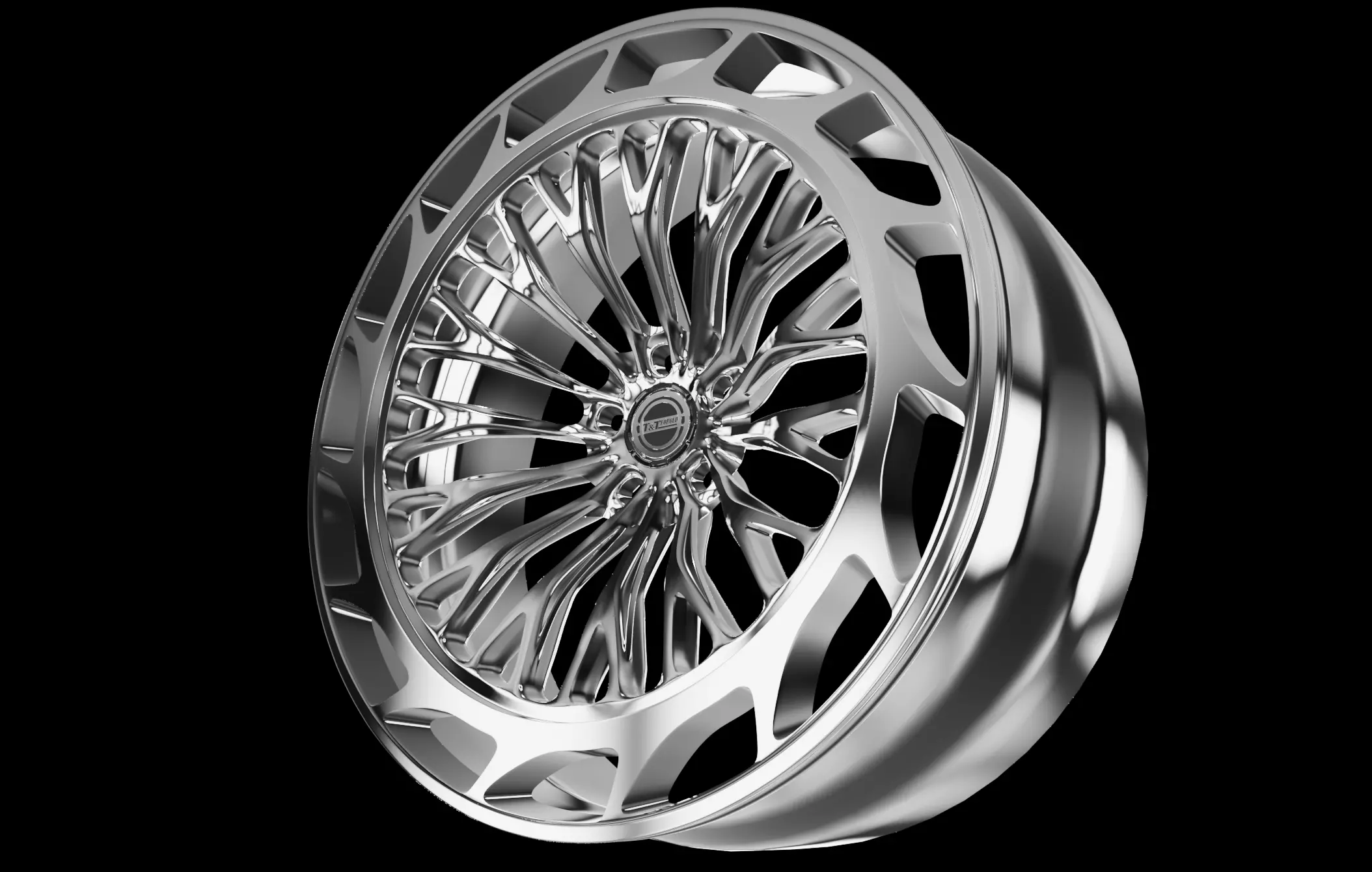 TnT forged 20-99 Custom wheel High-Poly 3D model_2