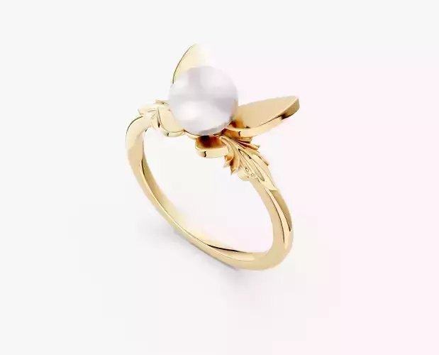 BUTTERFLY RING-ZDR090