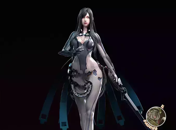Raven Stellar Blade Fan Art  3D print model