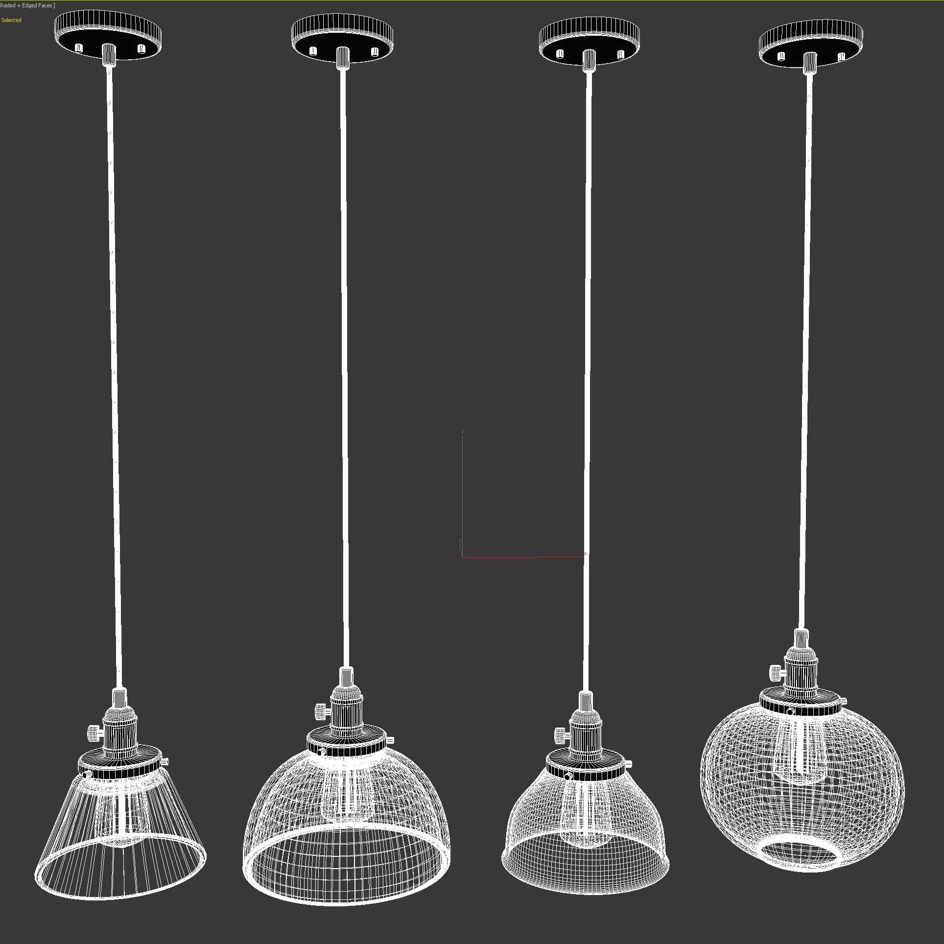Kichler lighting Avery pendant 3D model_6