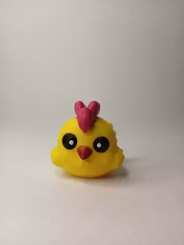 Adorable 3D Printed Chicken Collection Keychain Version
