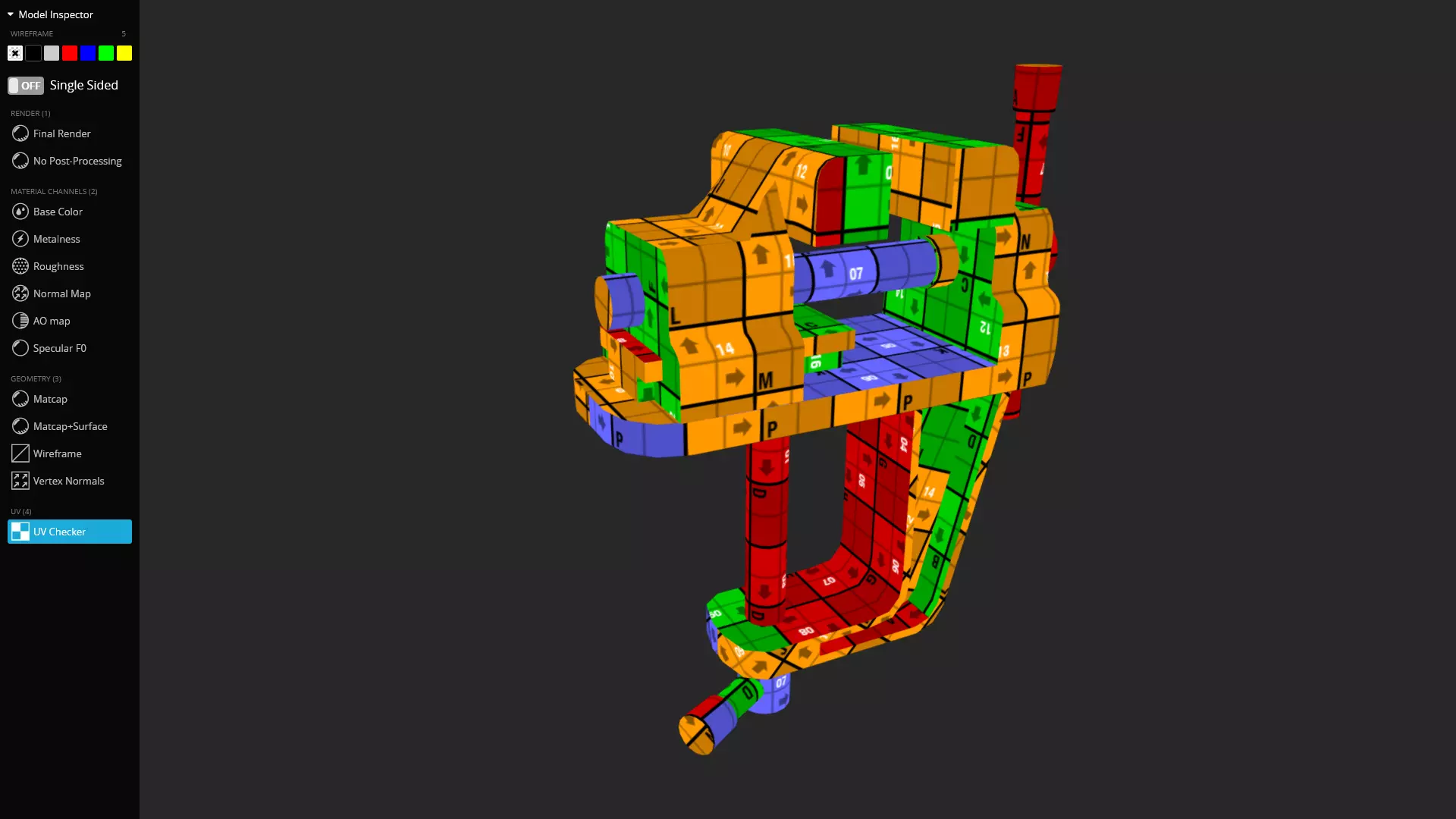 Bench Vise 3D Model Low-poly 3D model_13