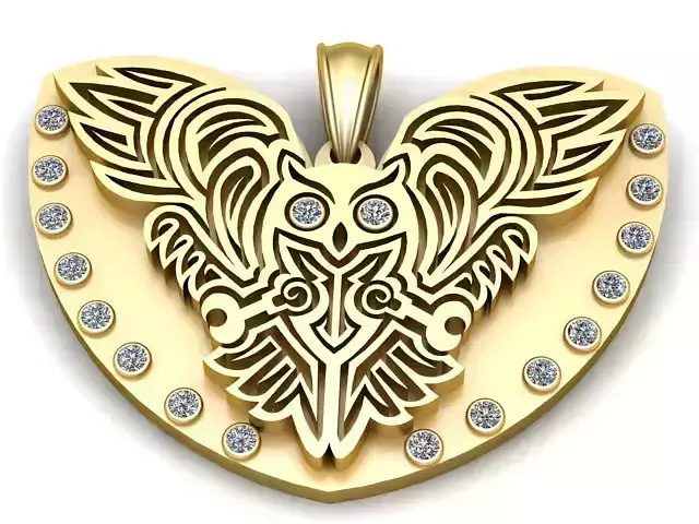 Eagle Face Pendant 