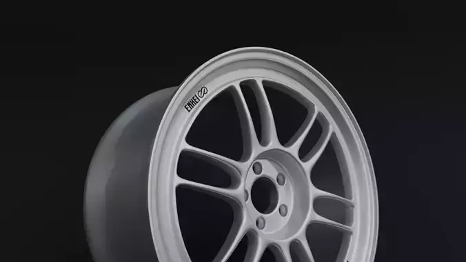 Enkei RPF1 Low-poly 3D model