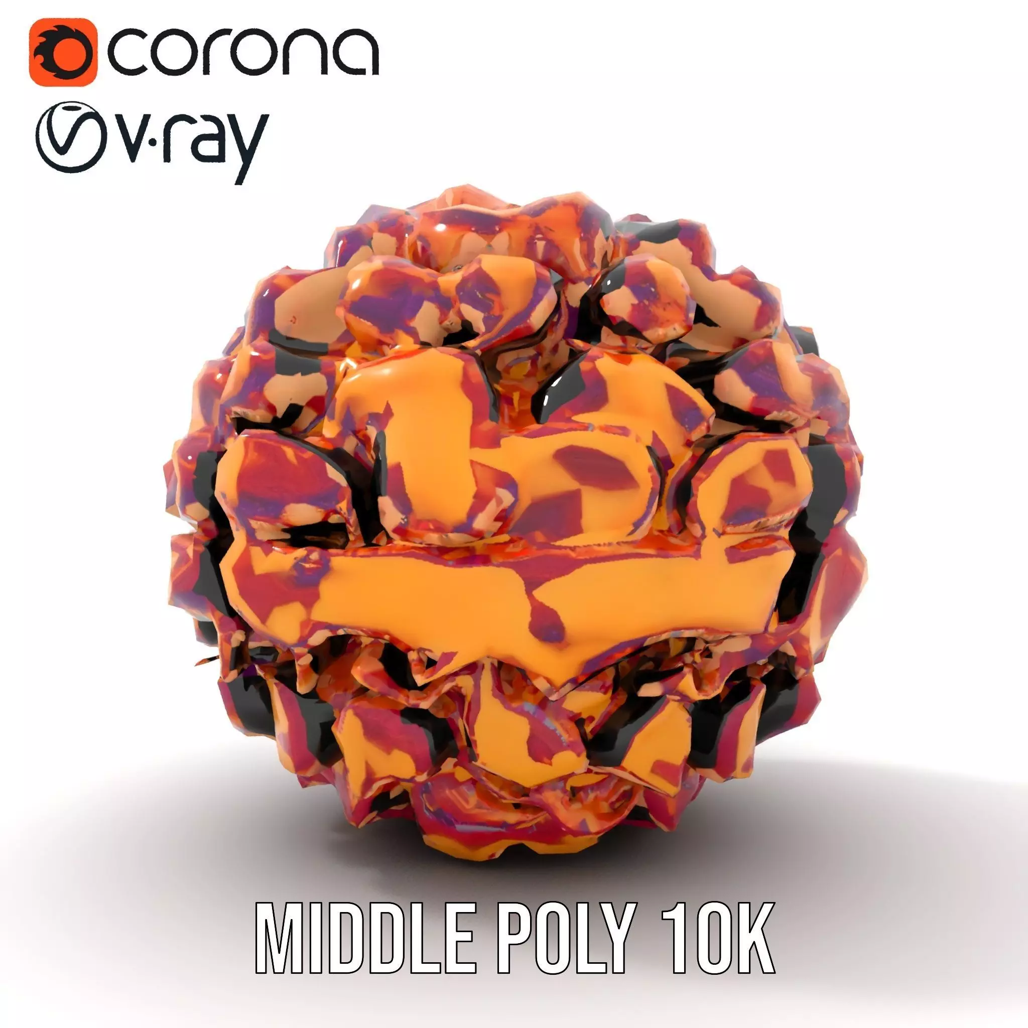 Vibrant Furry Creature model pack Low-poly 3D model_14