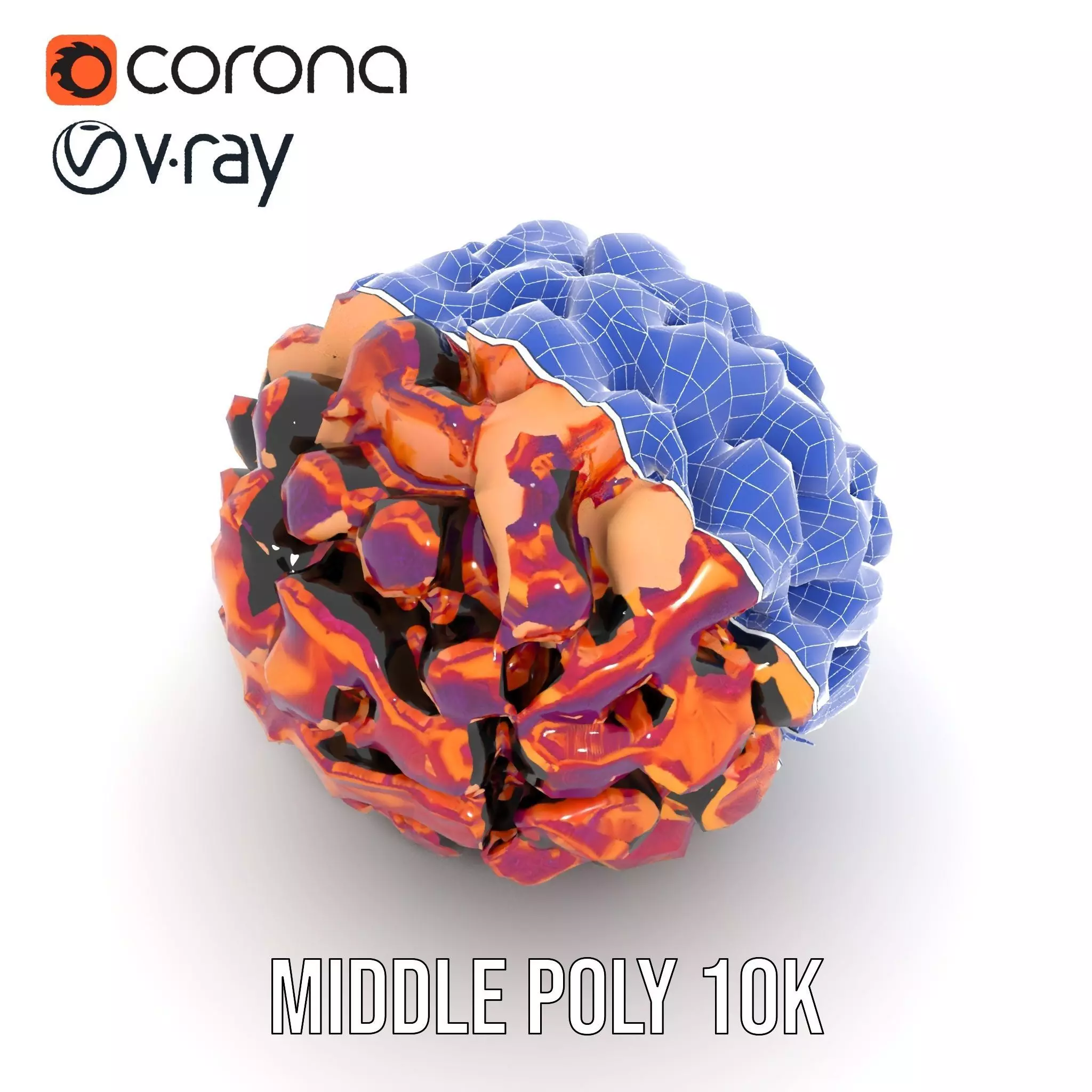 Vibrant Furry Creature model pack Low-poly 3D model_21