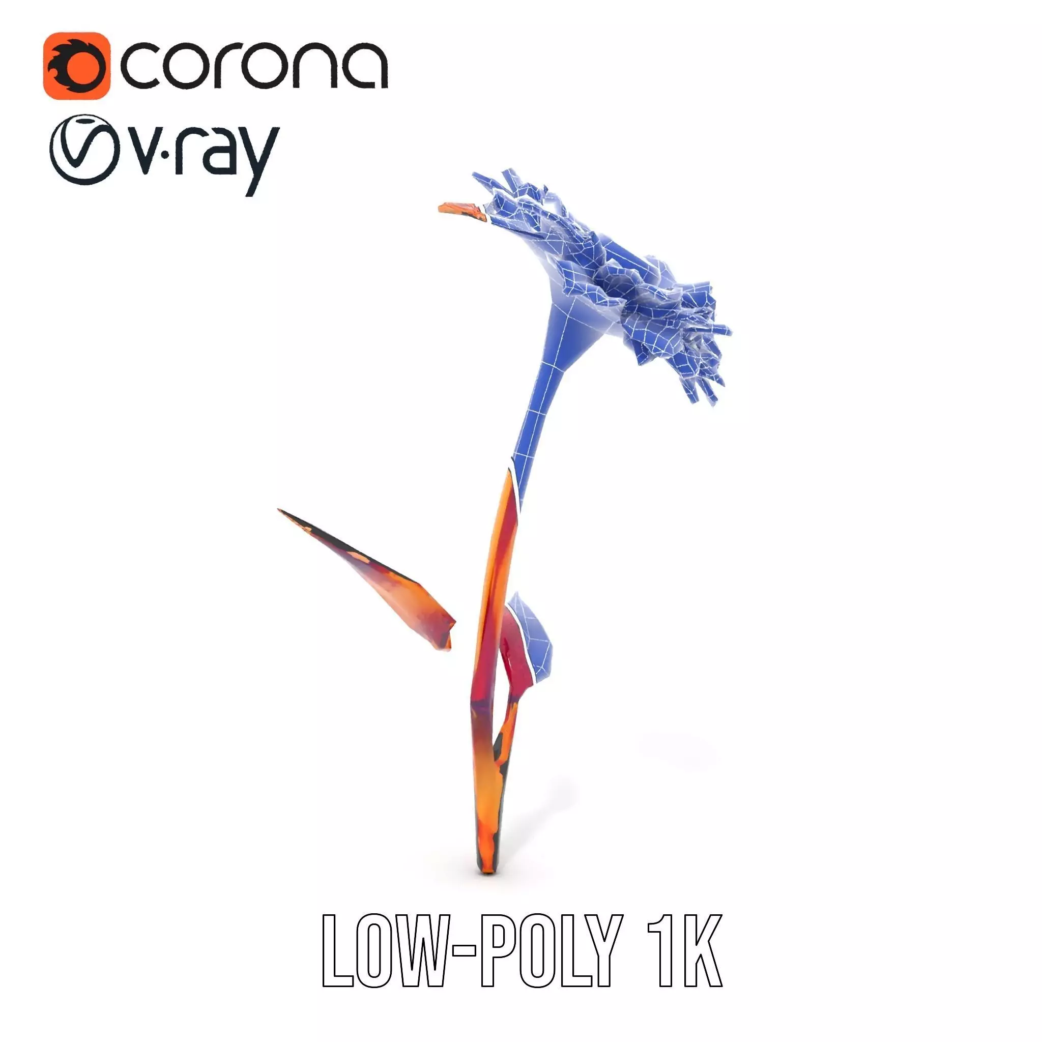 Vibrant Furry Creature model pack Low-poly 3D model_31