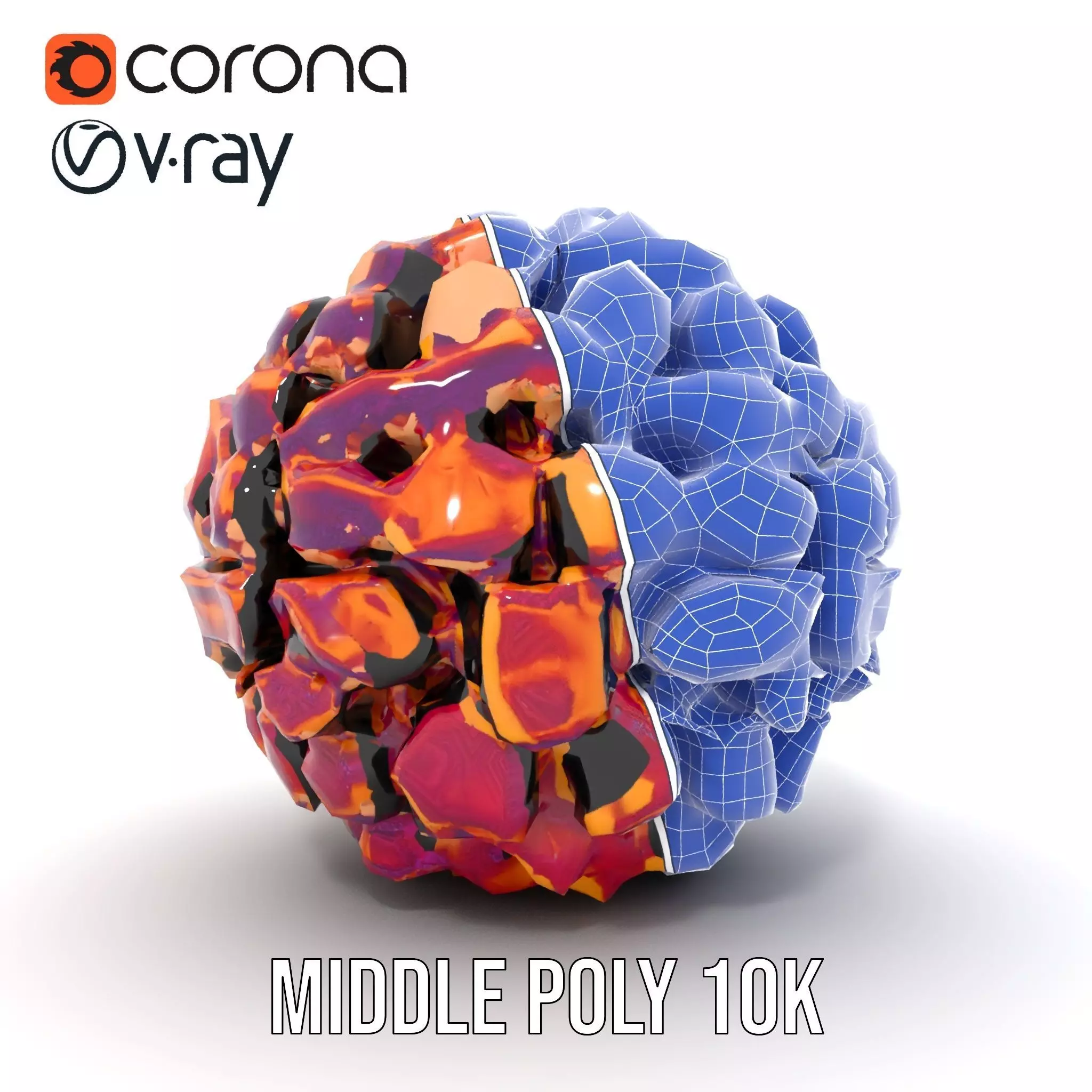 Vibrant Furry Creature model pack Low-poly 3D model_30