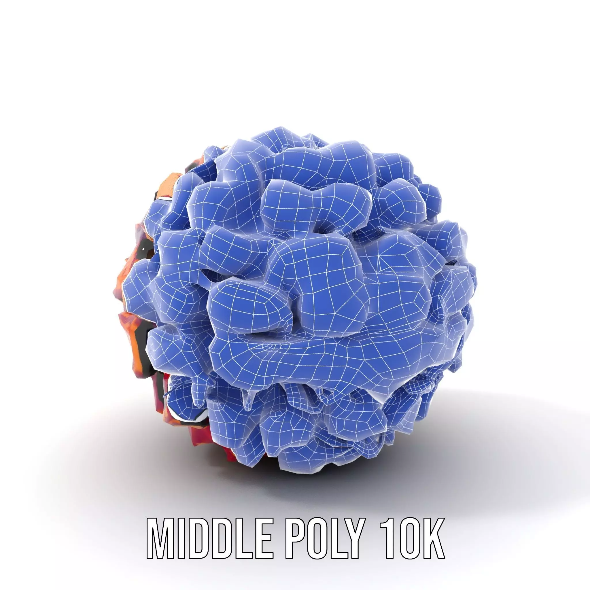 Vibrant Furry Creature model pack Low-poly 3D model_12