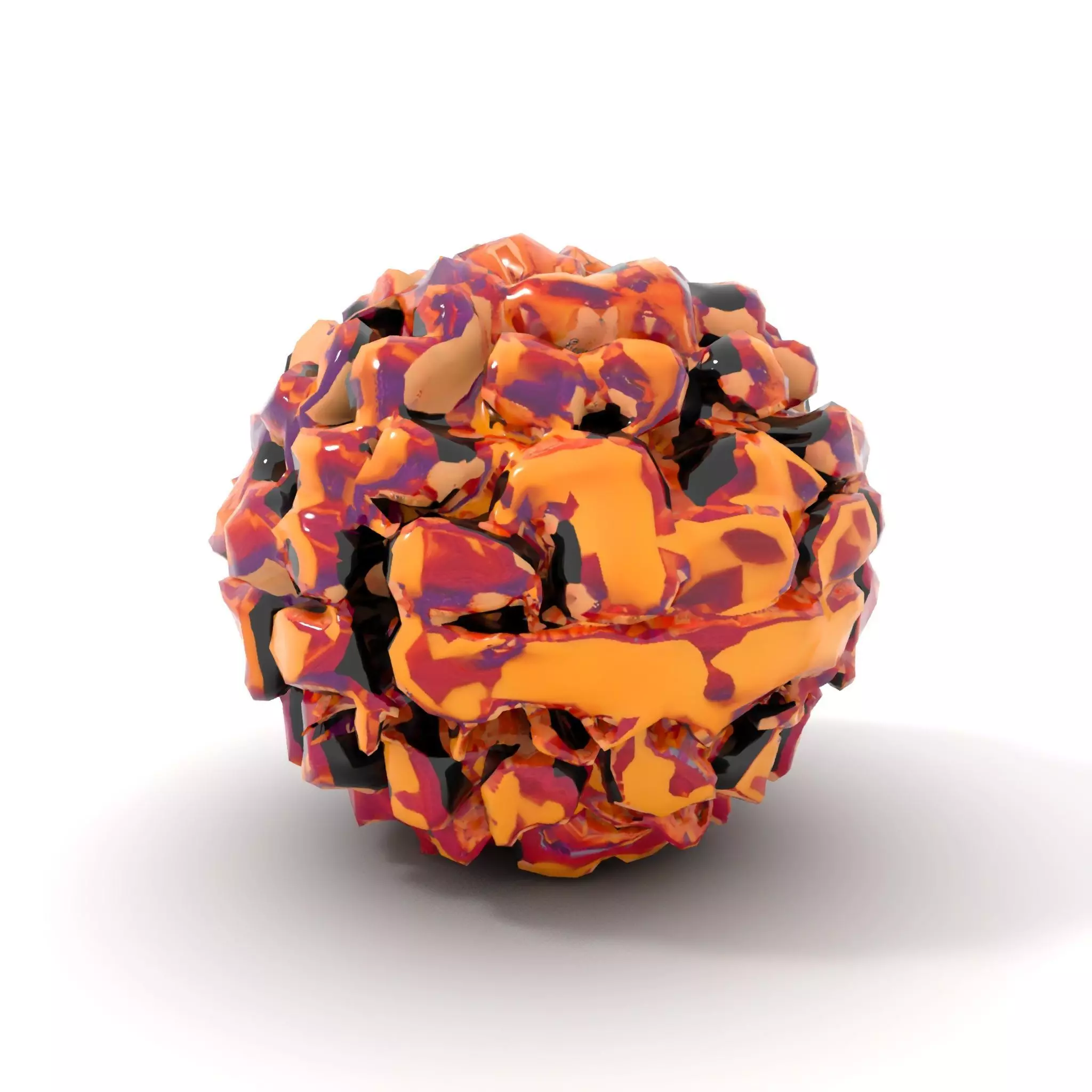 Vibrant Furry Creature model pack Low-poly 3D model_7