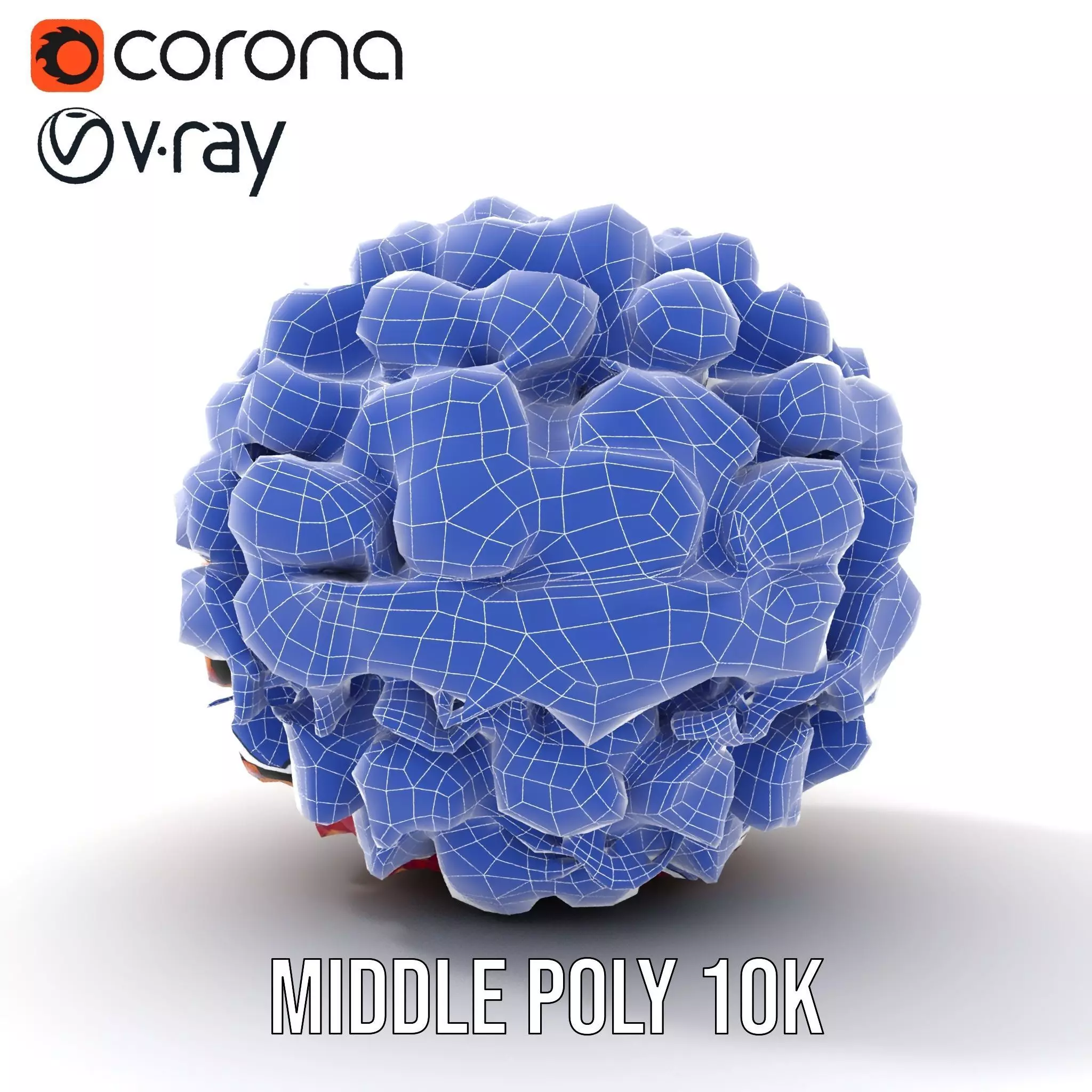 Vibrant Furry Creature model pack Low-poly 3D model_24