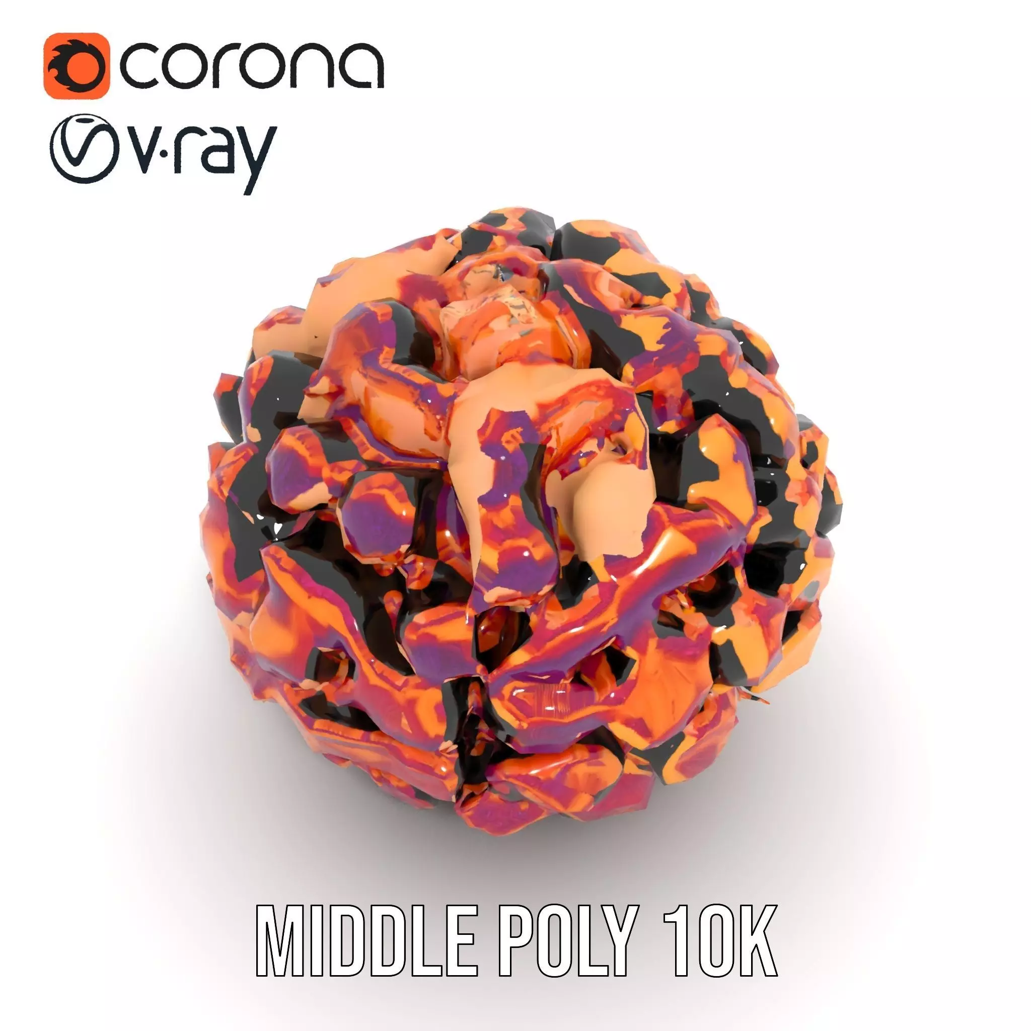 Vibrant Furry Creature model pack Low-poly 3D model_16