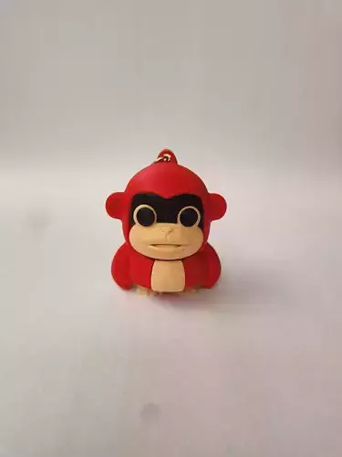 CUTE GORILLA FLEXI KEYCHAIN VERSION