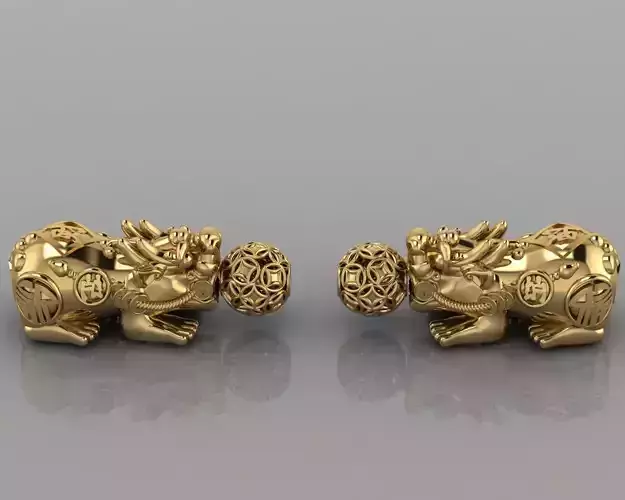 Pi Sive Gold Pendant