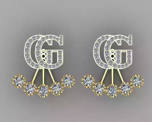 Cut Earring Diamond for Woman