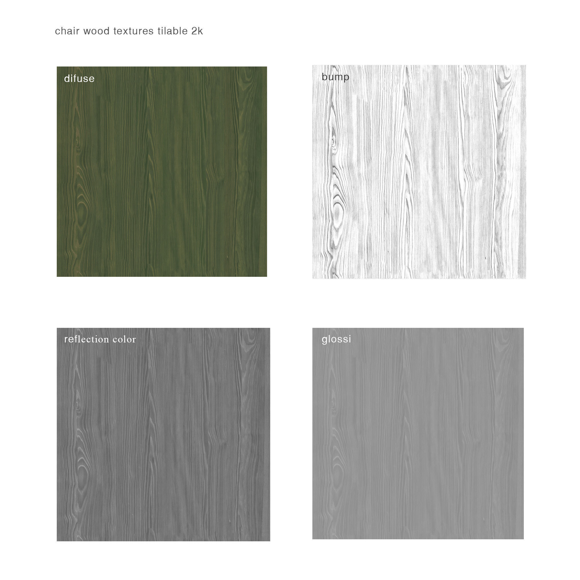 Work Desk Set Classic Brown 3D model_9