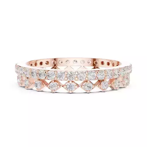 Round Cut Full Eternity Wedding Band 3DM STL Video