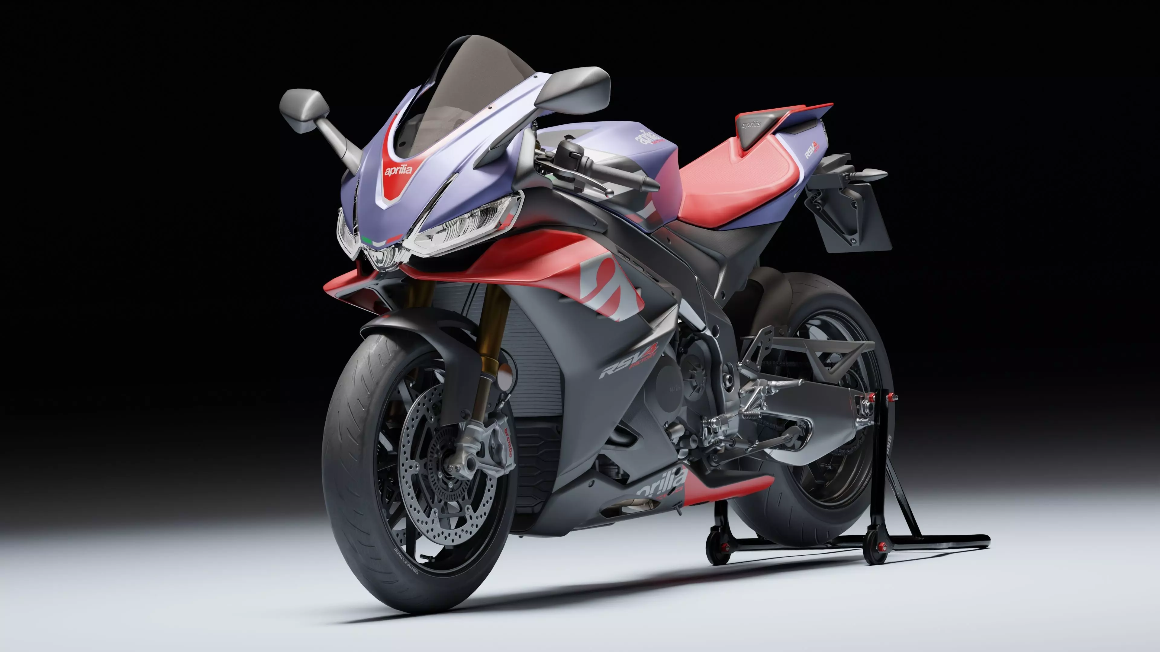 Aprilia RSV4 Factory 2021 Low-poly 3D model_6