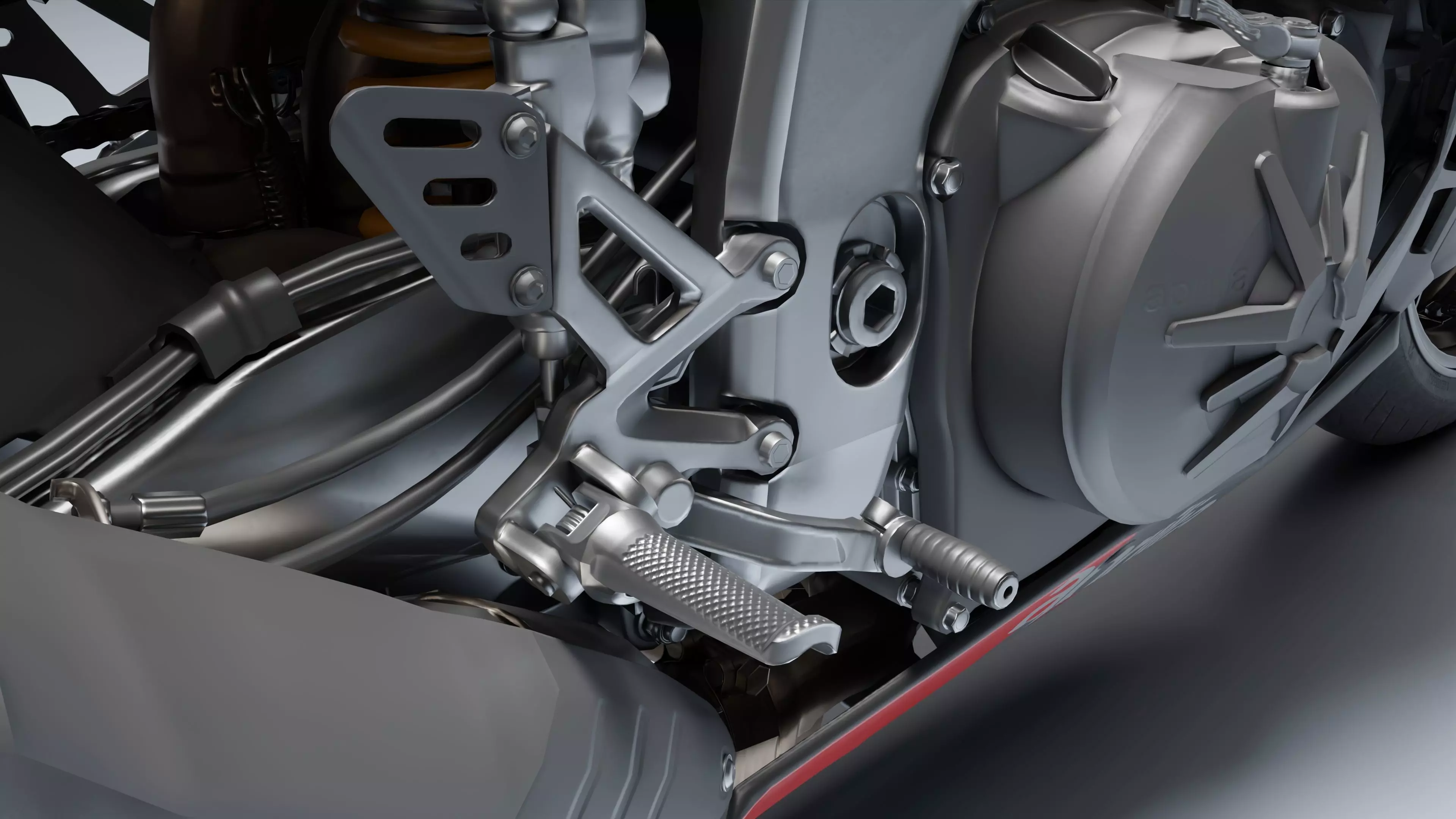 Aprilia RSV4 Factory 2021 Low-poly 3D model_15