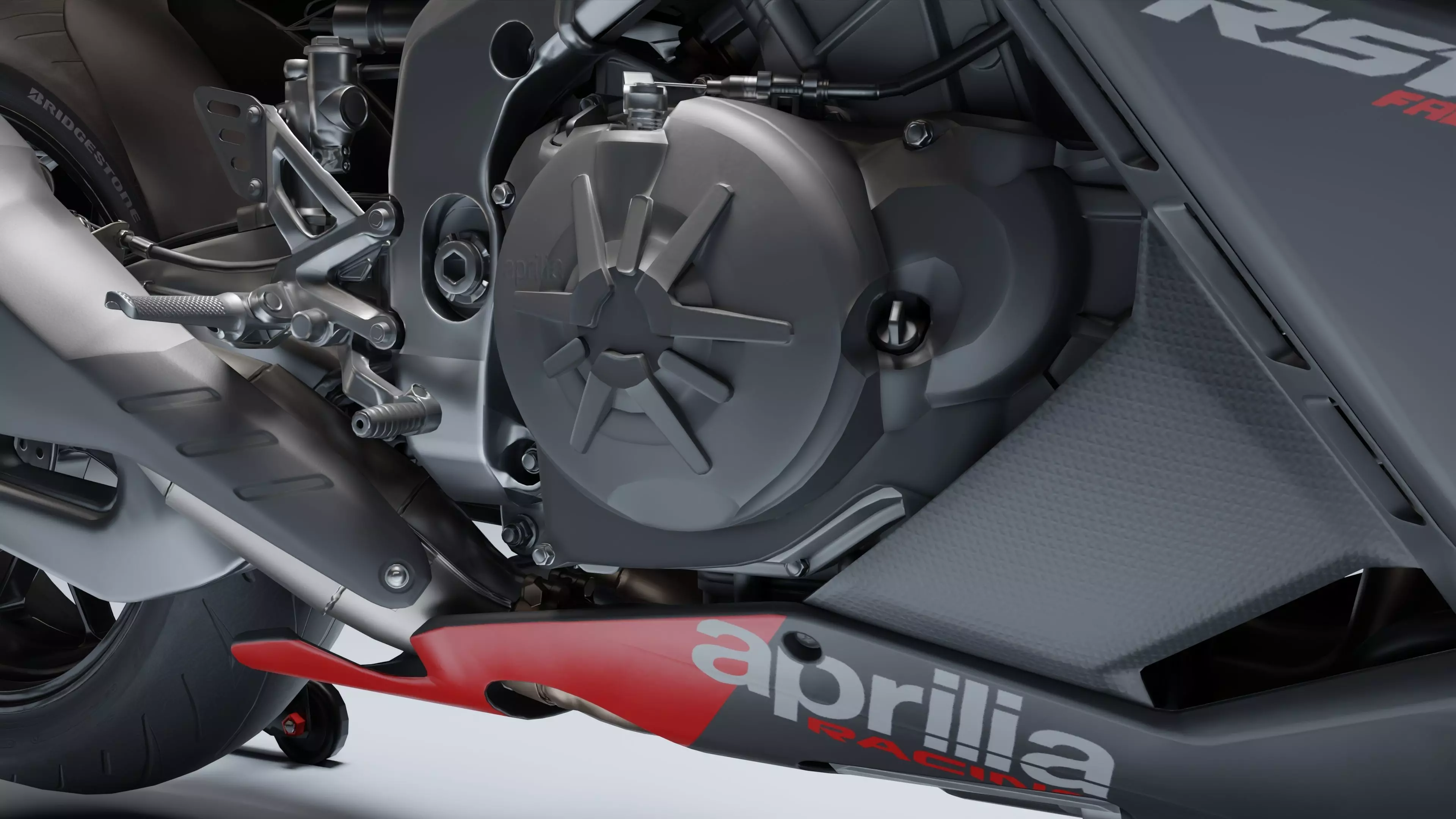 Aprilia RSV4 Factory 2021 Low-poly 3D model_14