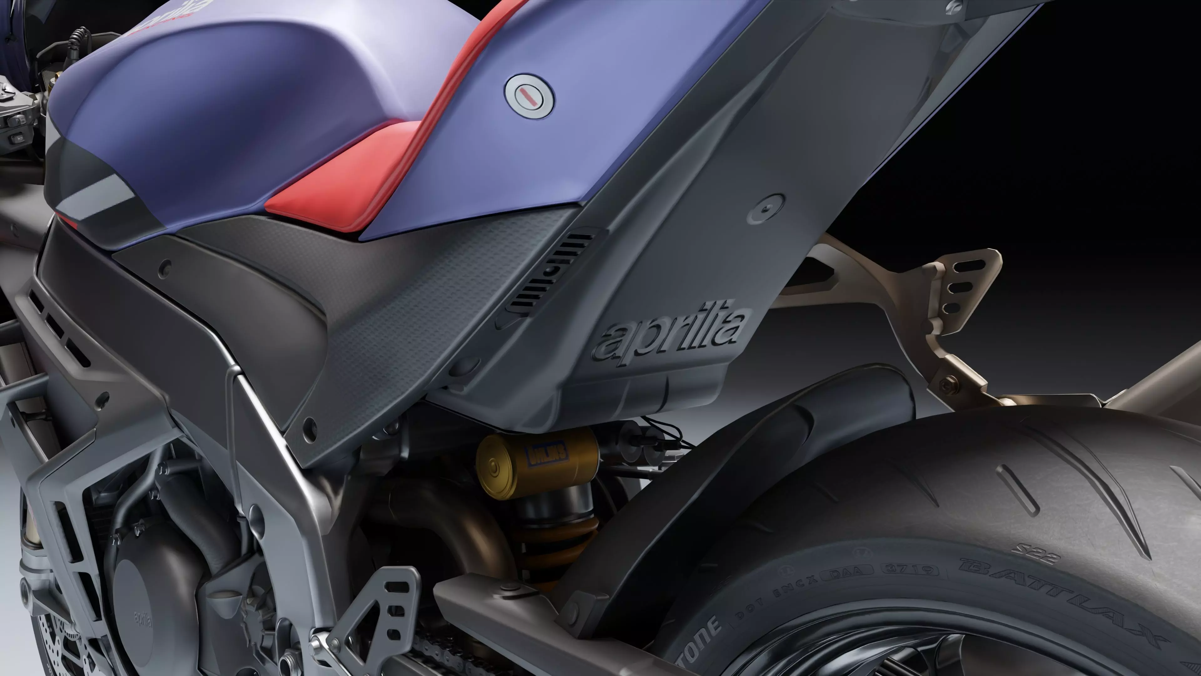 Aprilia RSV4 Factory 2021 Low-poly 3D model_19