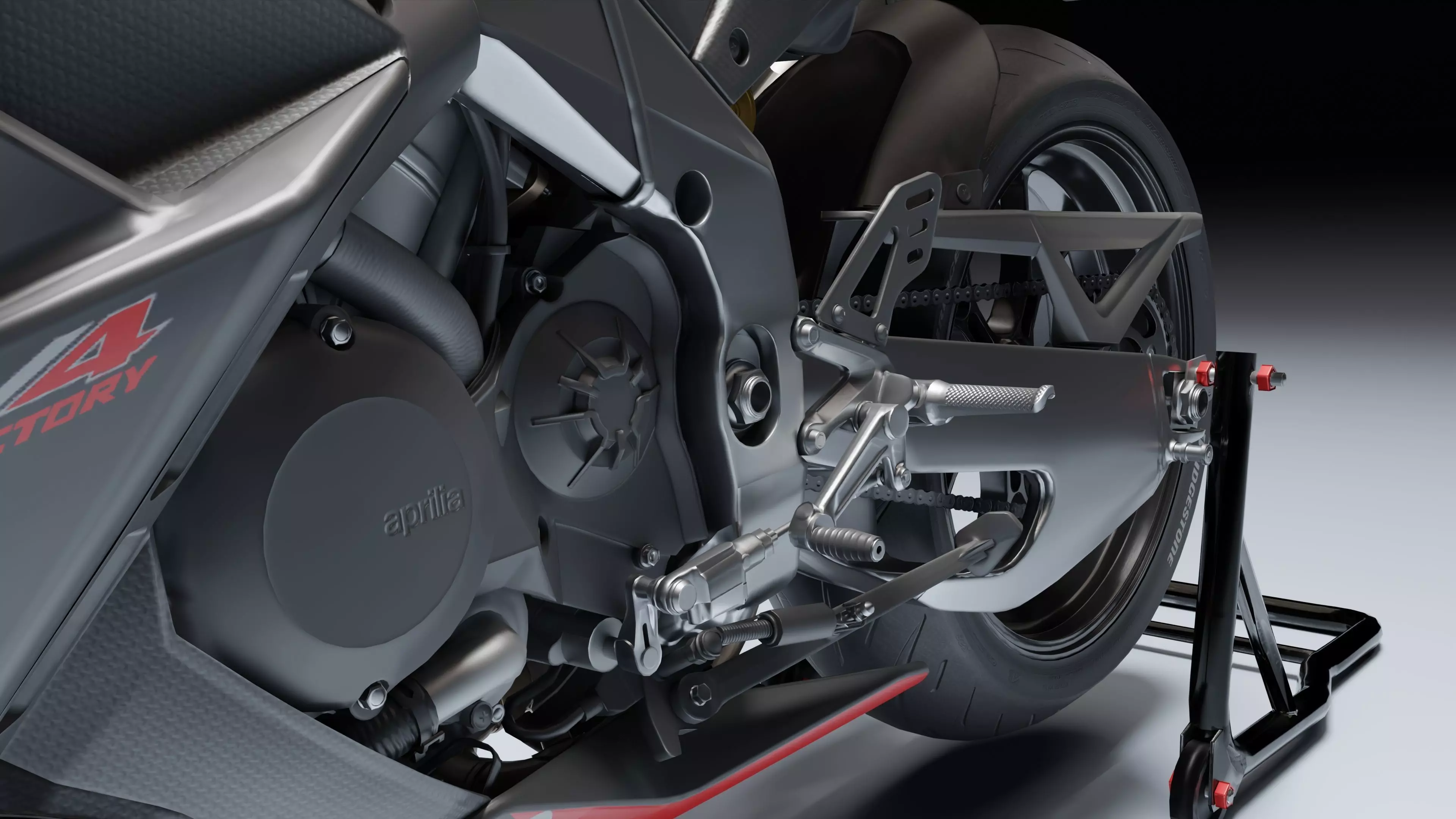 Aprilia RSV4 Factory 2021 Low-poly 3D model_18