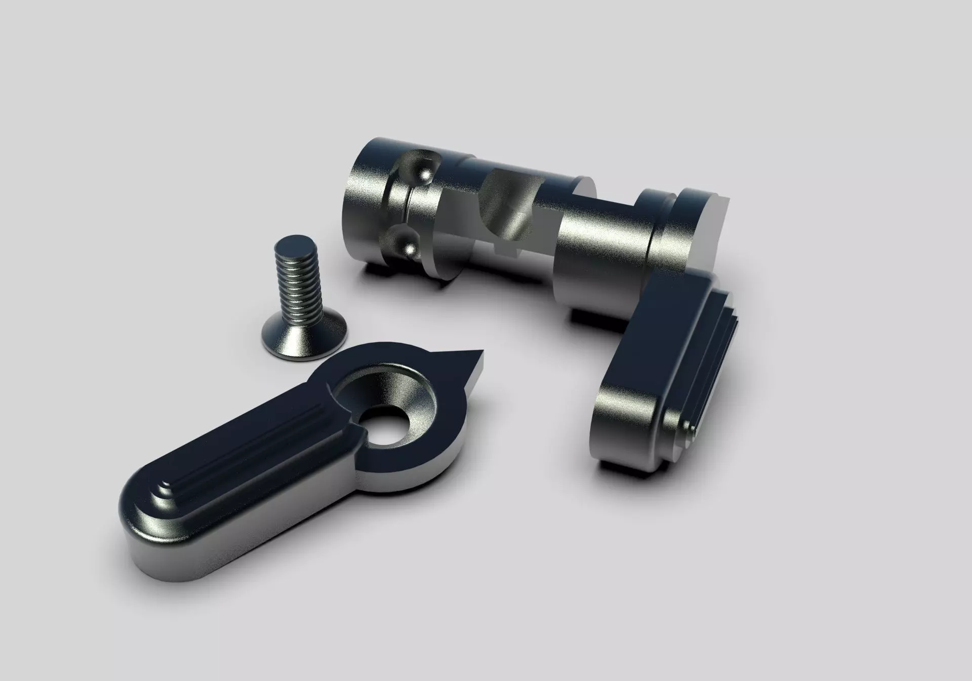 WE GBBR AR Ambi Selector 3D print model_1