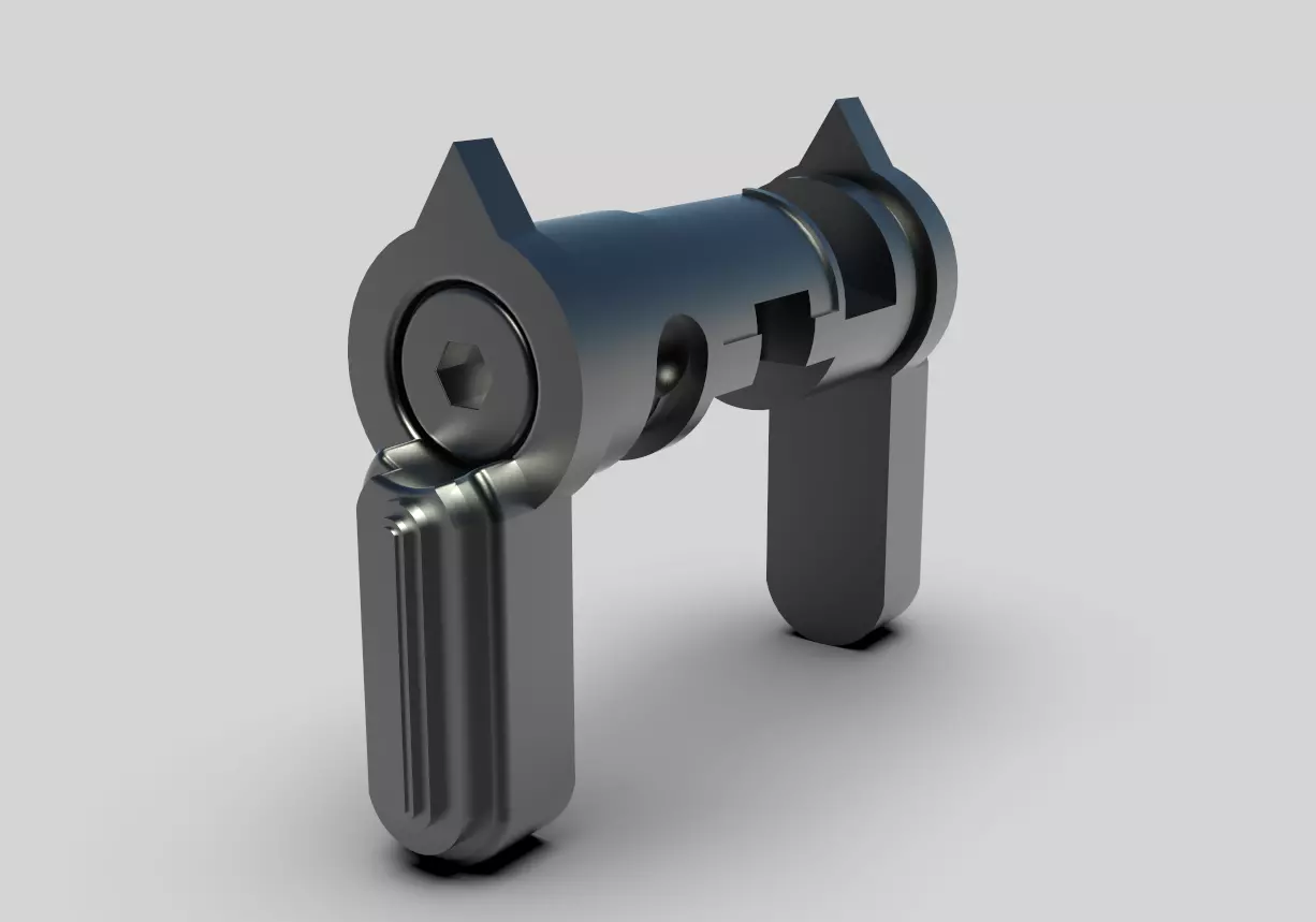 WE GBBR AR Ambi Selector 3D print model_0