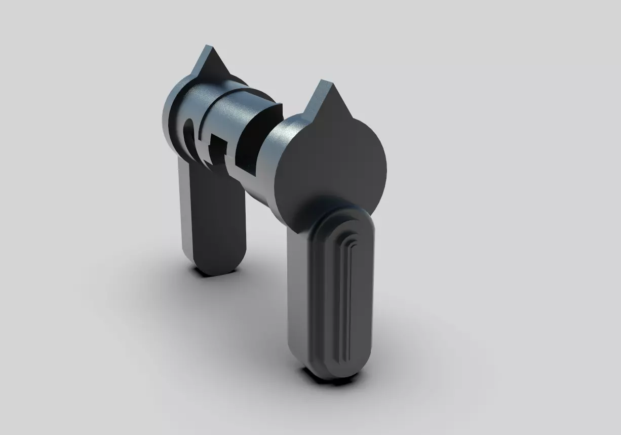 WE GBBR AR Ambi Selector 3D print model_3