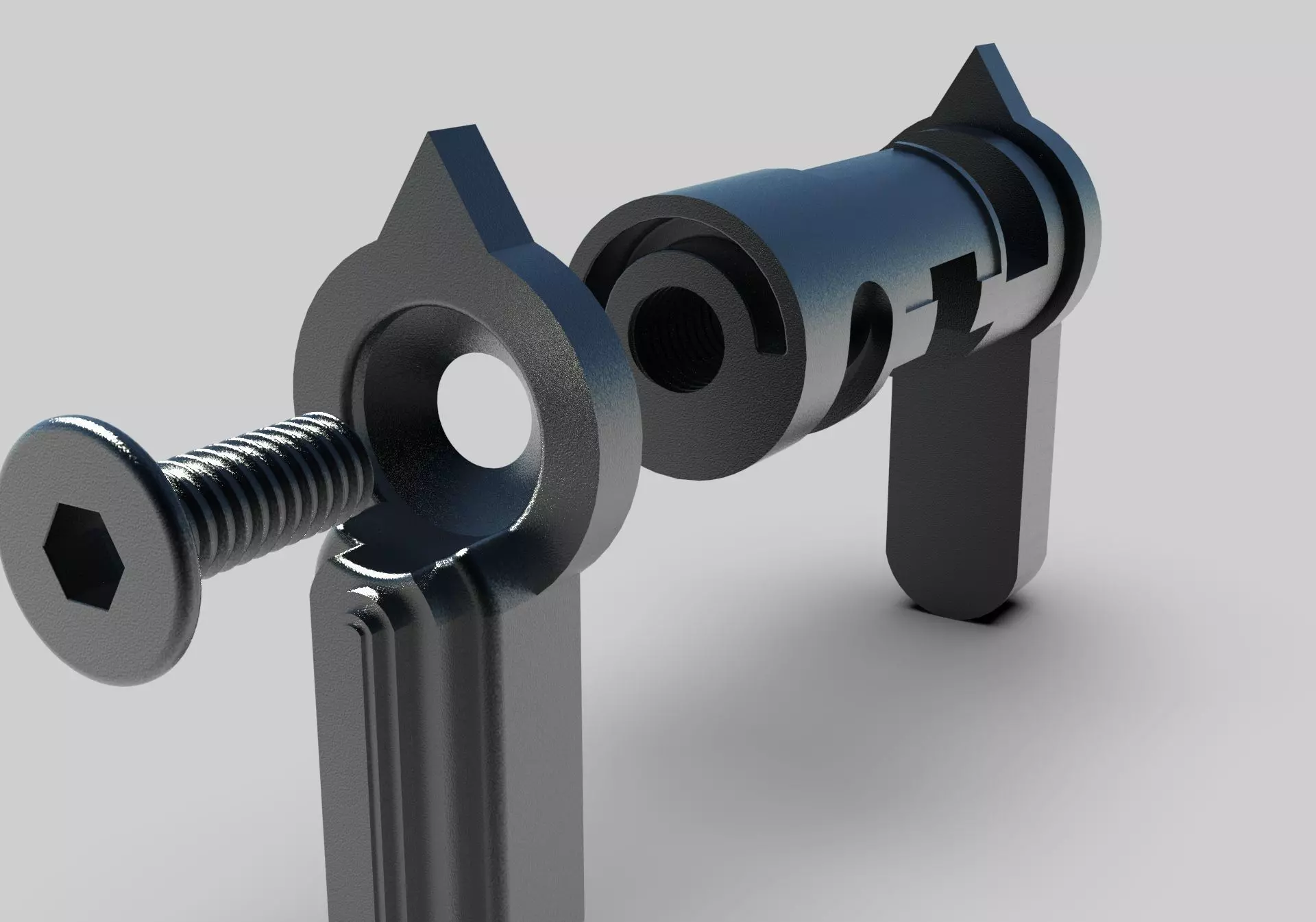 WE GBBR AR Ambi Selector 3D print model_2