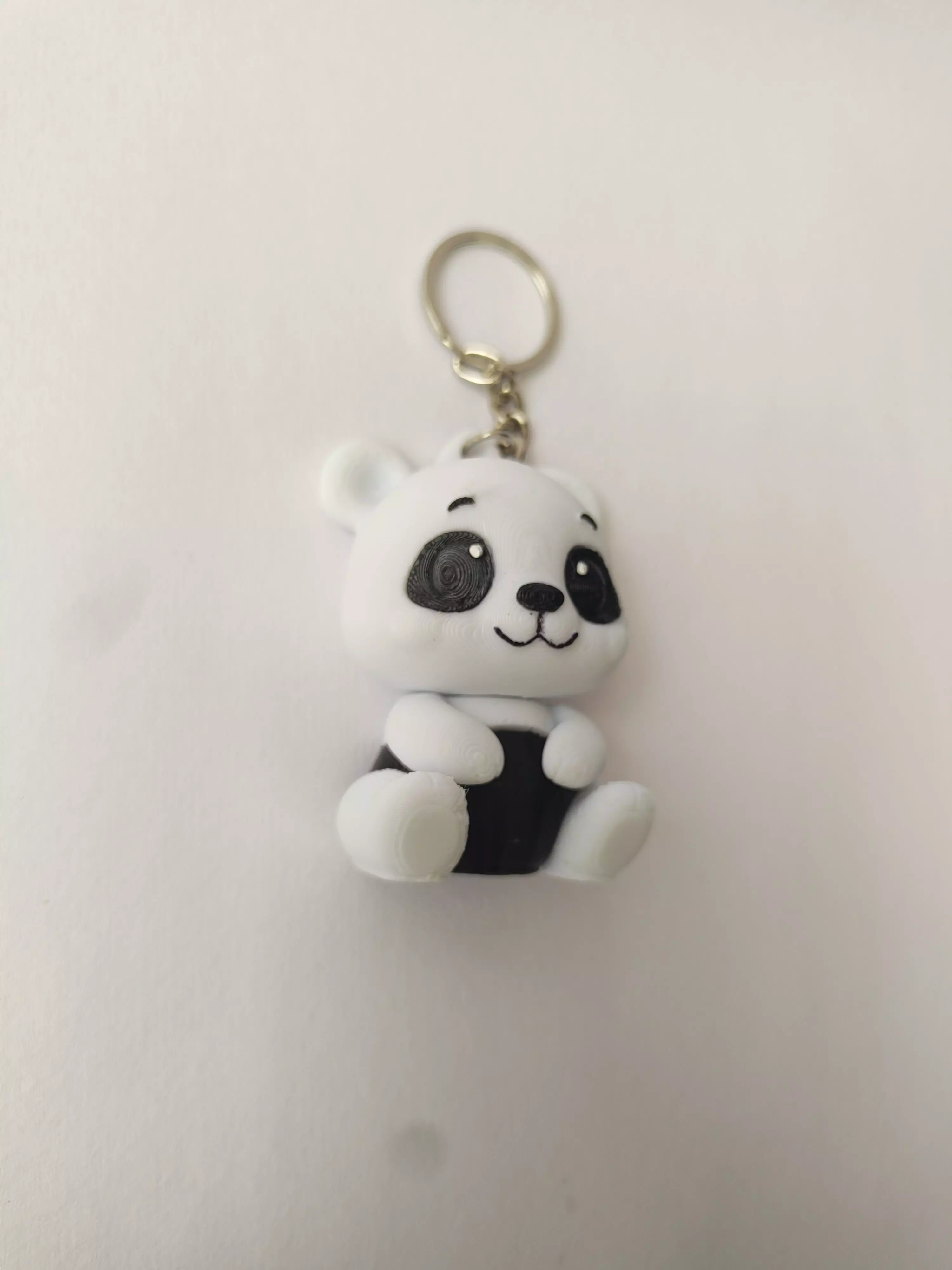 CUTE PANDA FLEXI KEYCHAIN VERSION 3D print model_2