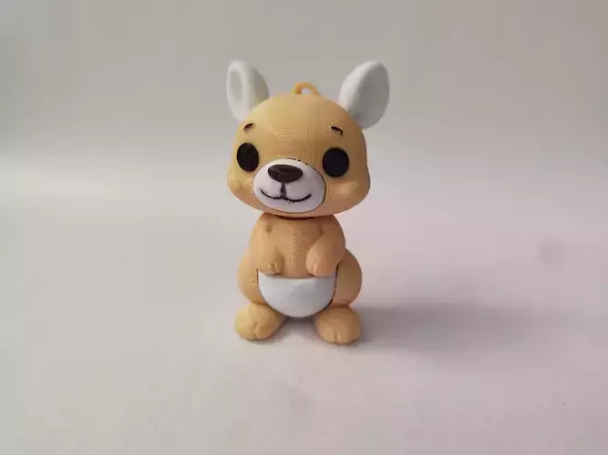CUTE KANGAROO FLEXI KEYCHAIN VERSION