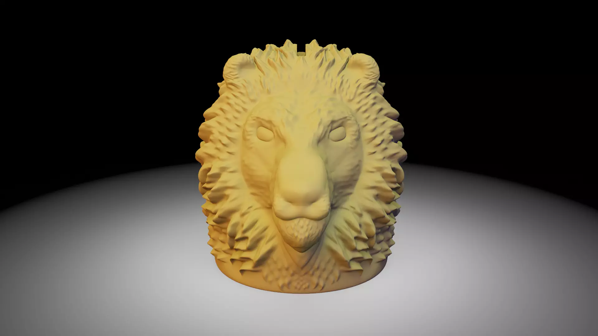 Lion Coin Bank 3D print model