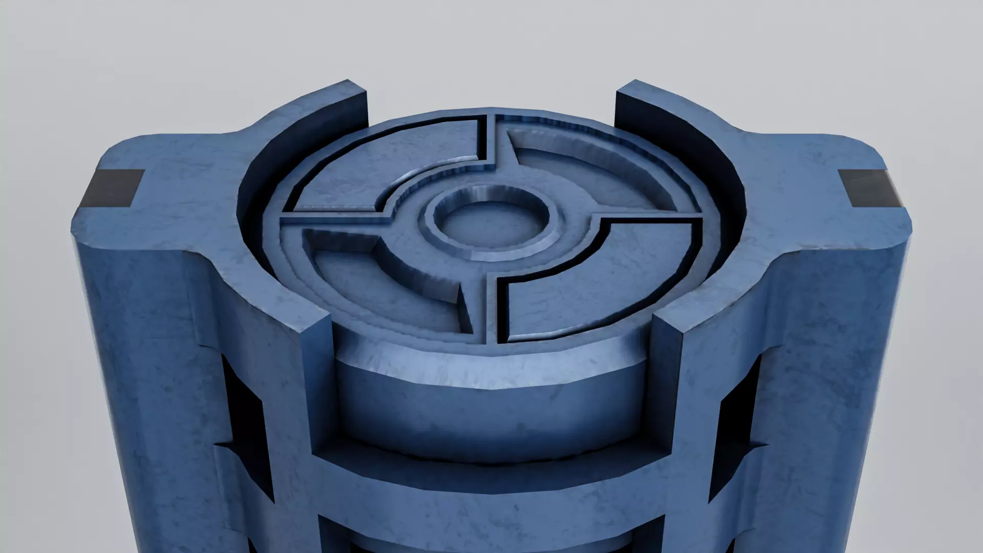 Scifi Industrial Prop Low-poly 3D model_5