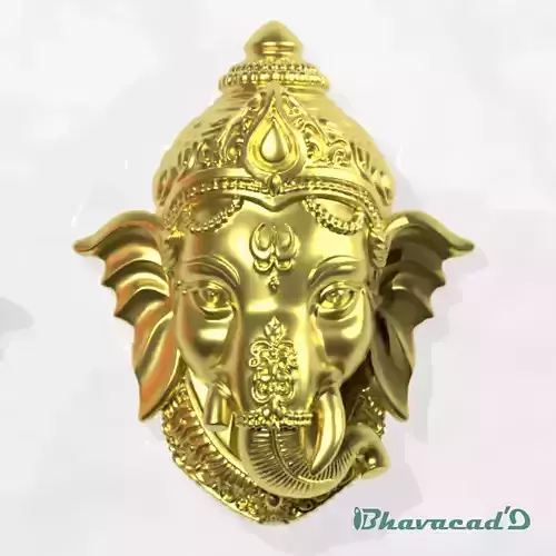 Ganesha Head Pendant