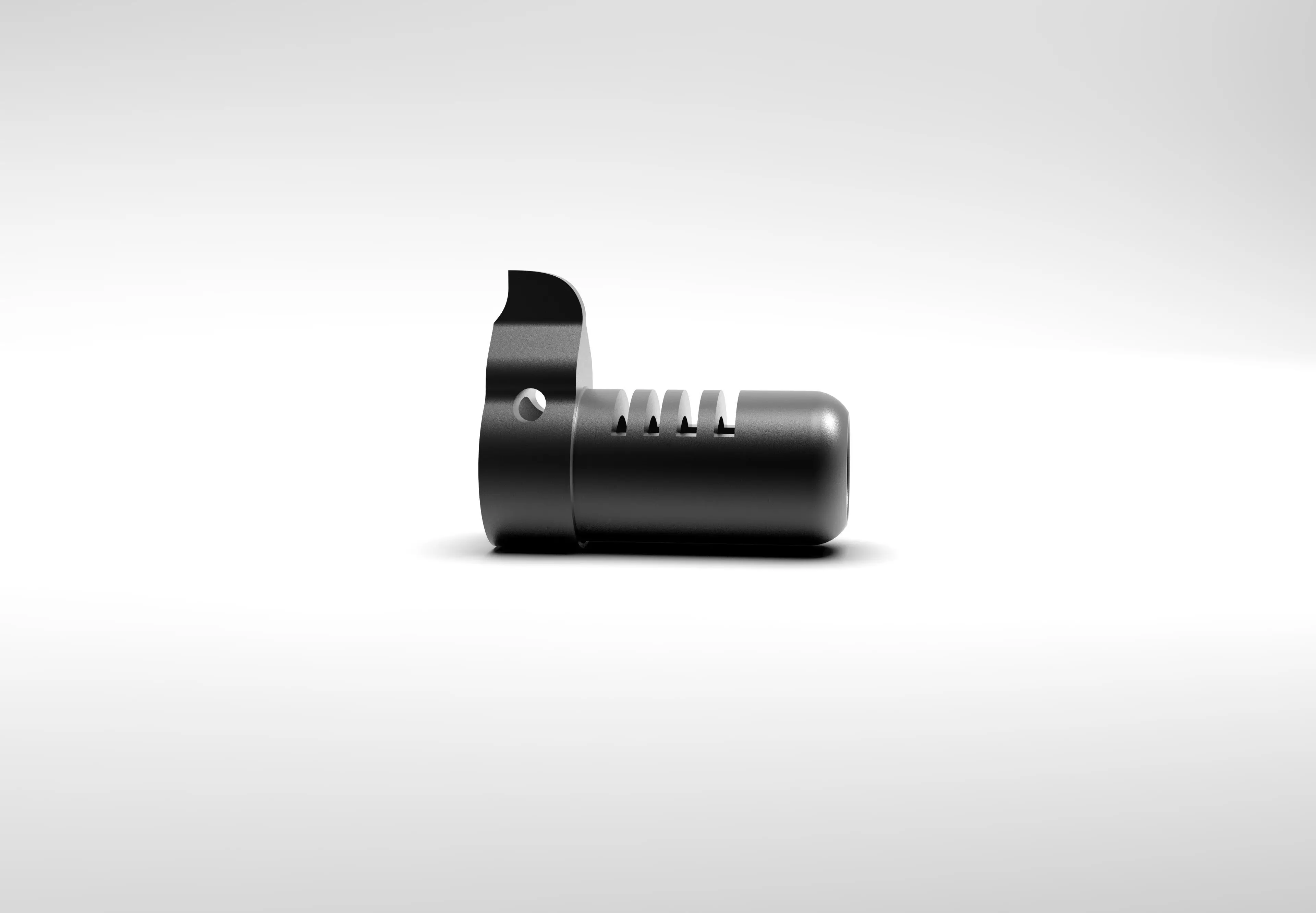 M1928 Styled Thompson Muzzle brake for WE M1A1 3D print model_3