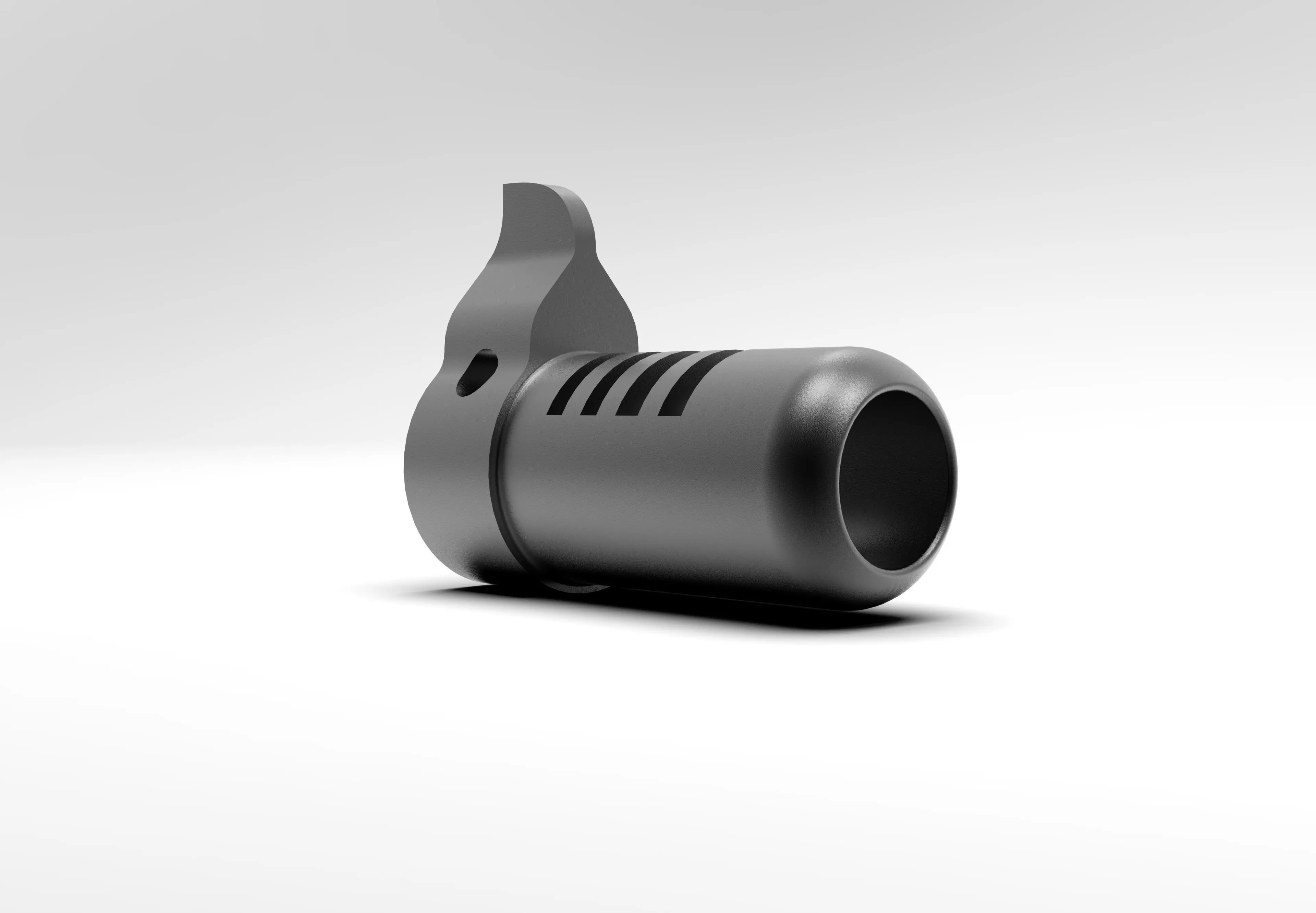 M1928 Styled Thompson Muzzle brake for WE M1A1 3D print model_2