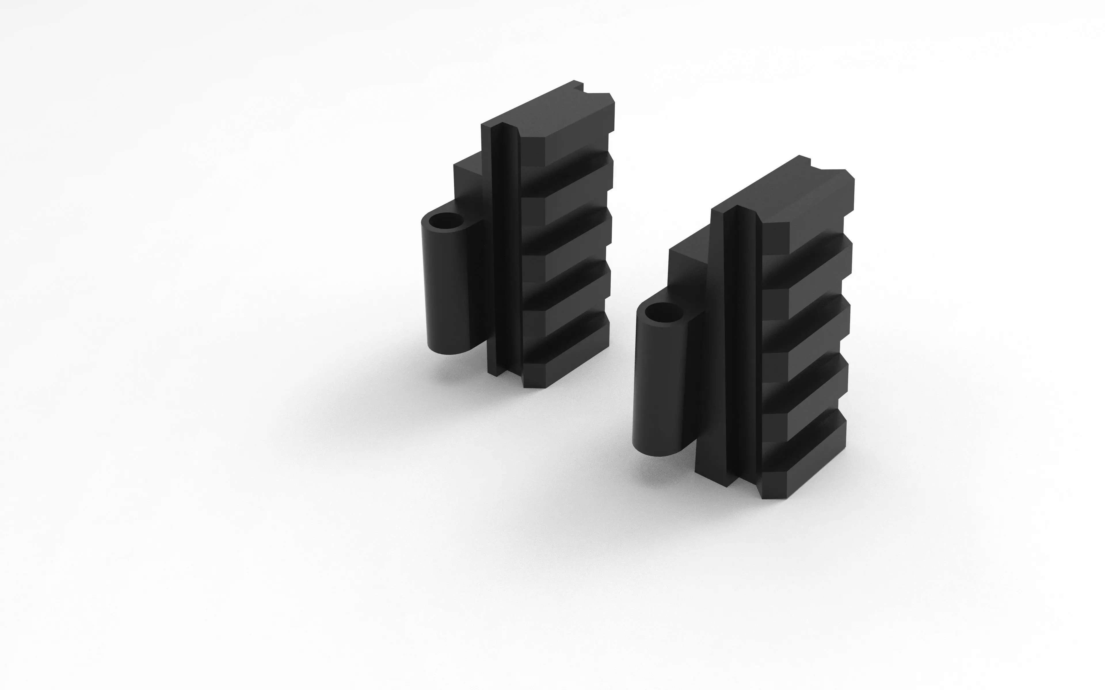 WE AK Picatinny Rail Stock Adapter 3D print model_0