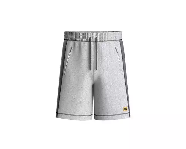 Mens Pull on Shorts with color block