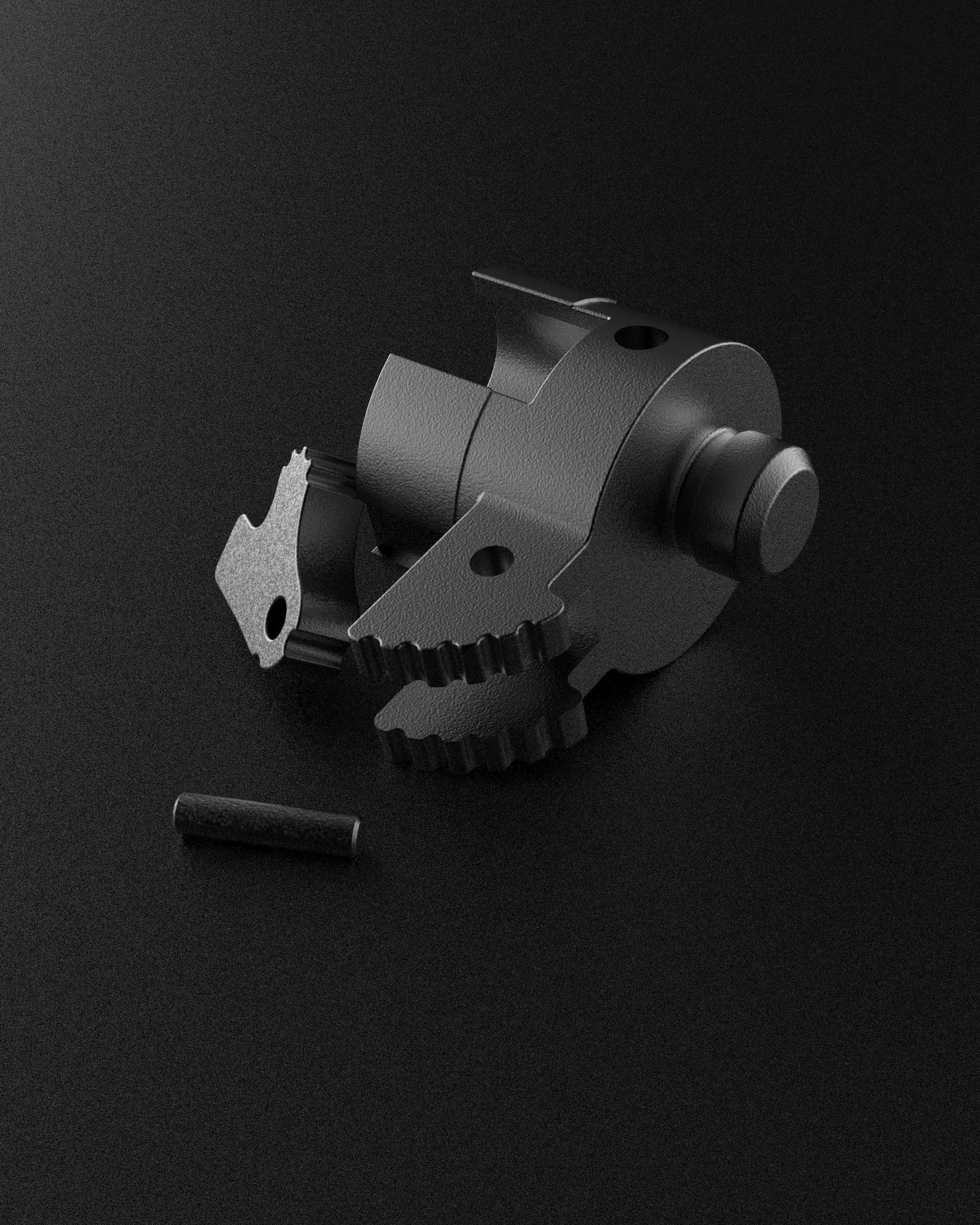 MARKSMAN K1A GBBR Hinge Improvement 3D print model_4