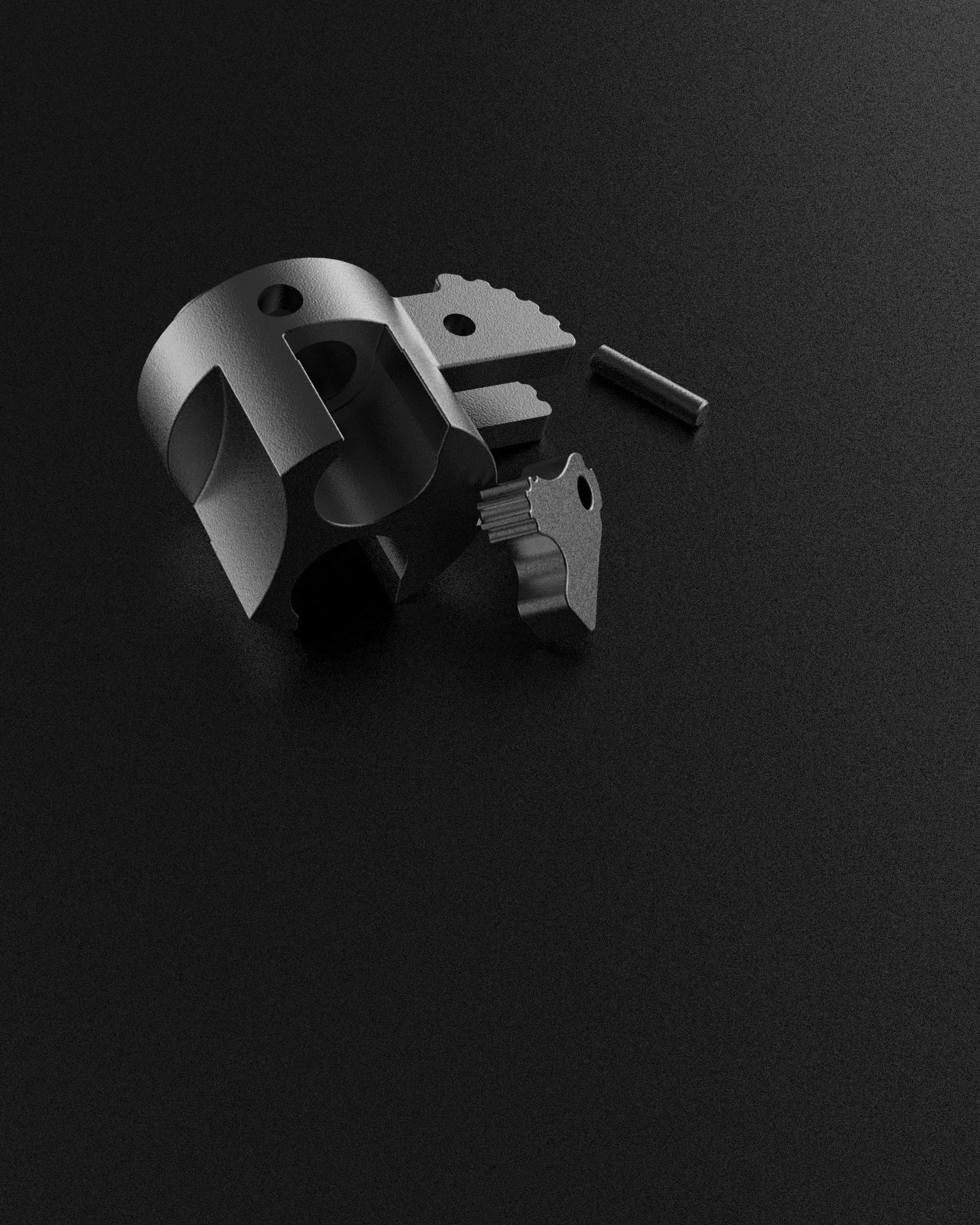 MARKSMAN K1A GBBR Hinge Improvement 3D print model_1