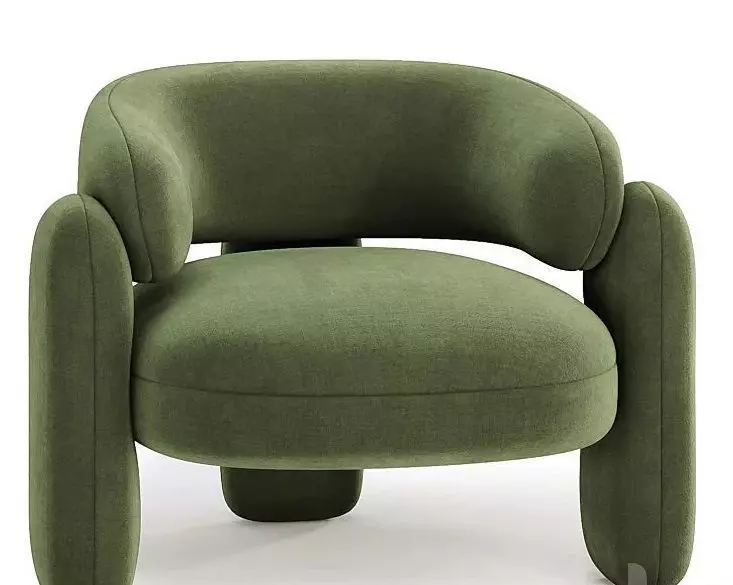 Embrace Armchair 3D Model Low-poly 3D model_2