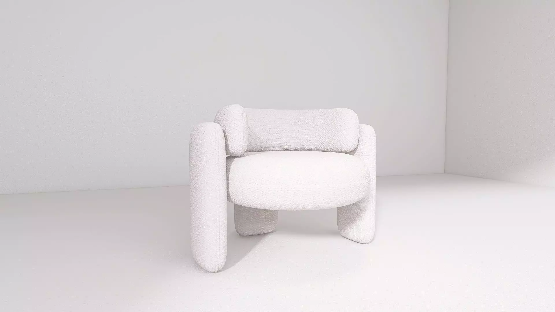 Embrace Armchair 3D Model Low-poly 3D model_7