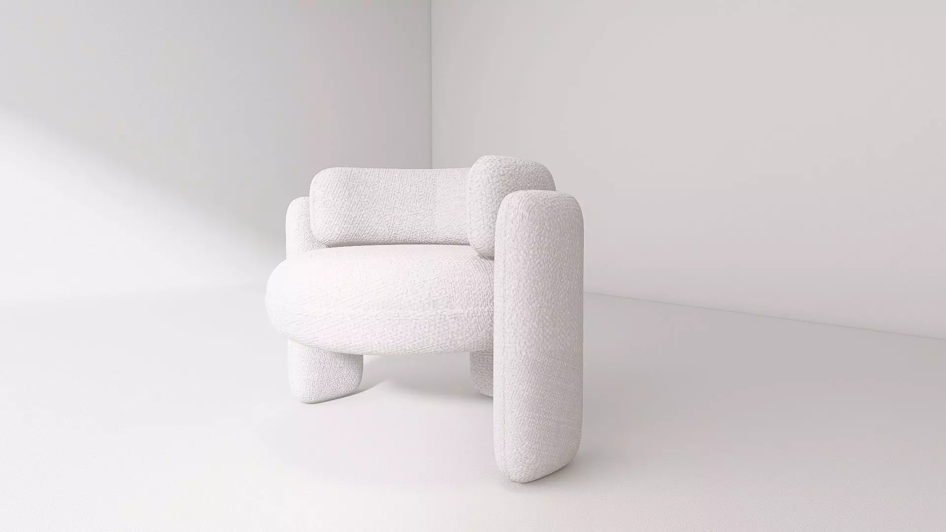 Embrace Armchair 3D Model Low-poly 3D model_0