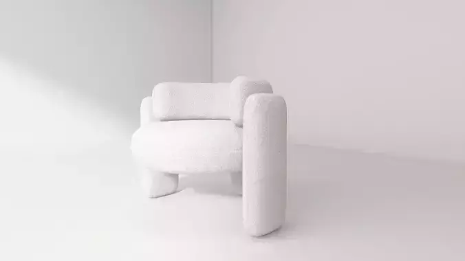 Embrace Armchair 3D Model Low-poly 3D model Embrace Armchair 3D Model Low-poly 3D model